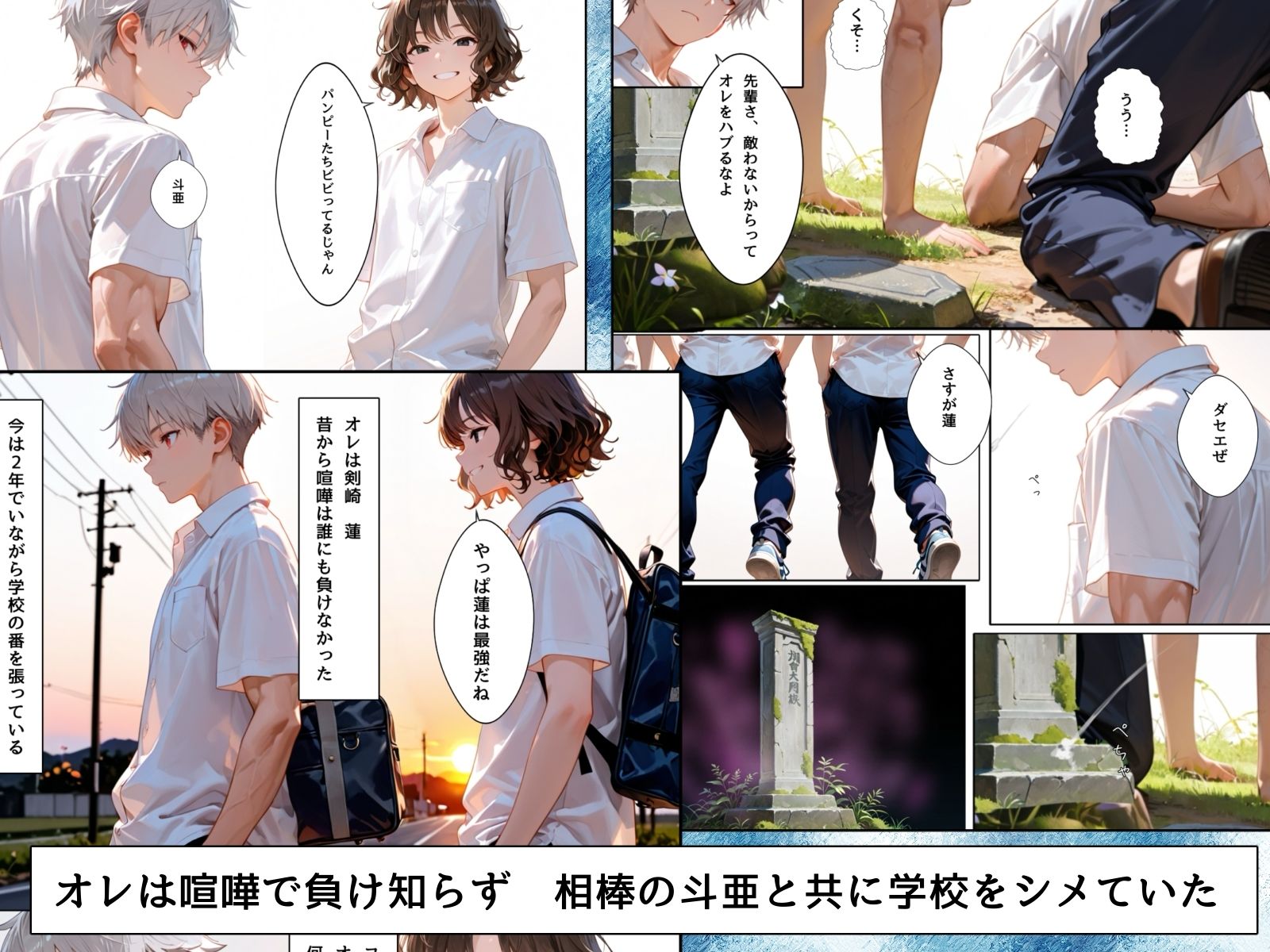 TS番長〜親友のチ〇ポでメス堕ちしたオレ 画像1