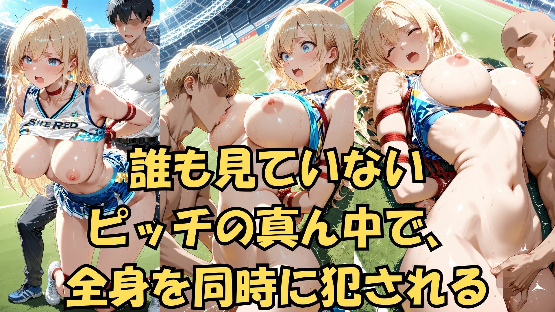 緊縛チア 嫉妬の代償に全てを晒して 画像4