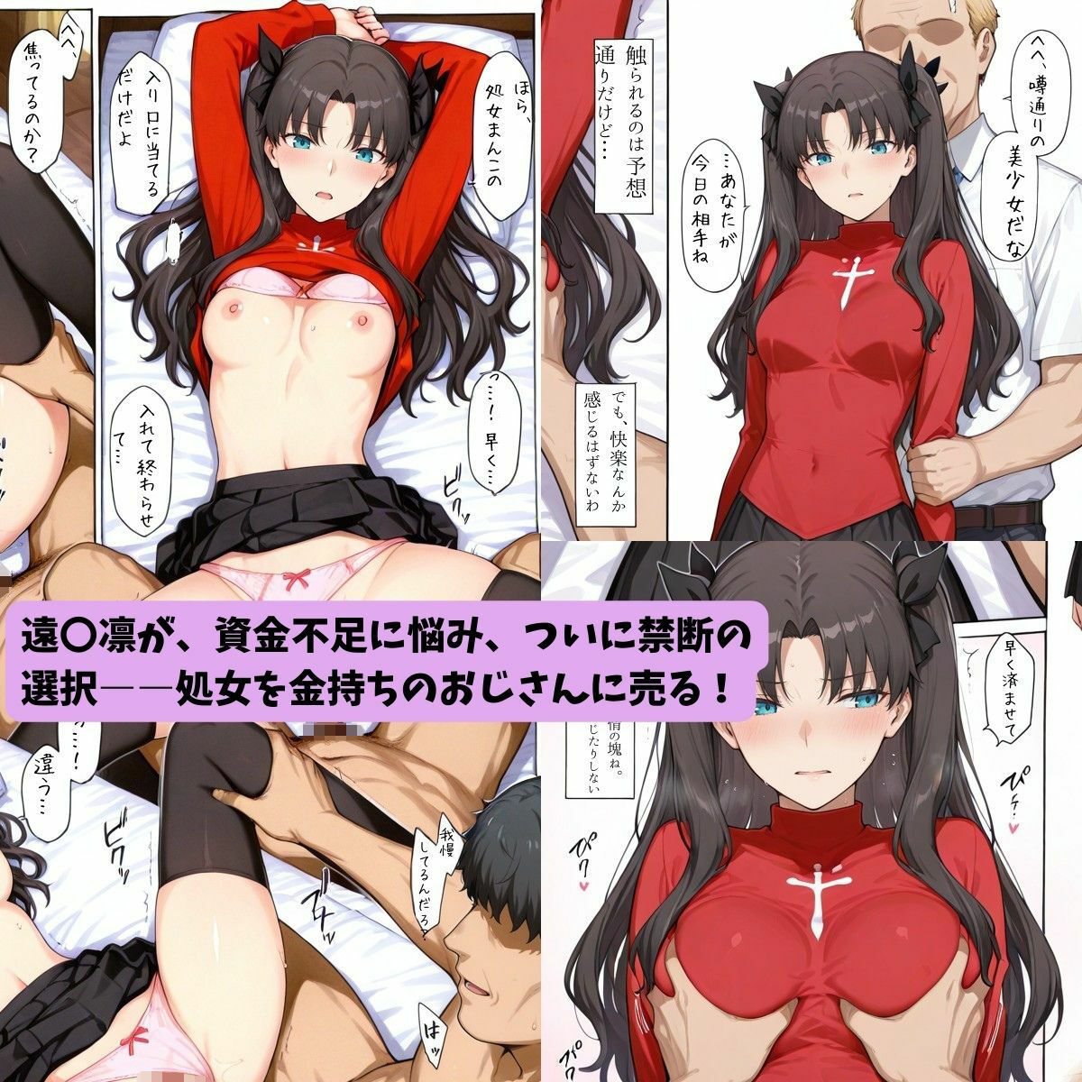 遠〇凛 処女売春 〜資金のため処女を穢されて〜 画像1