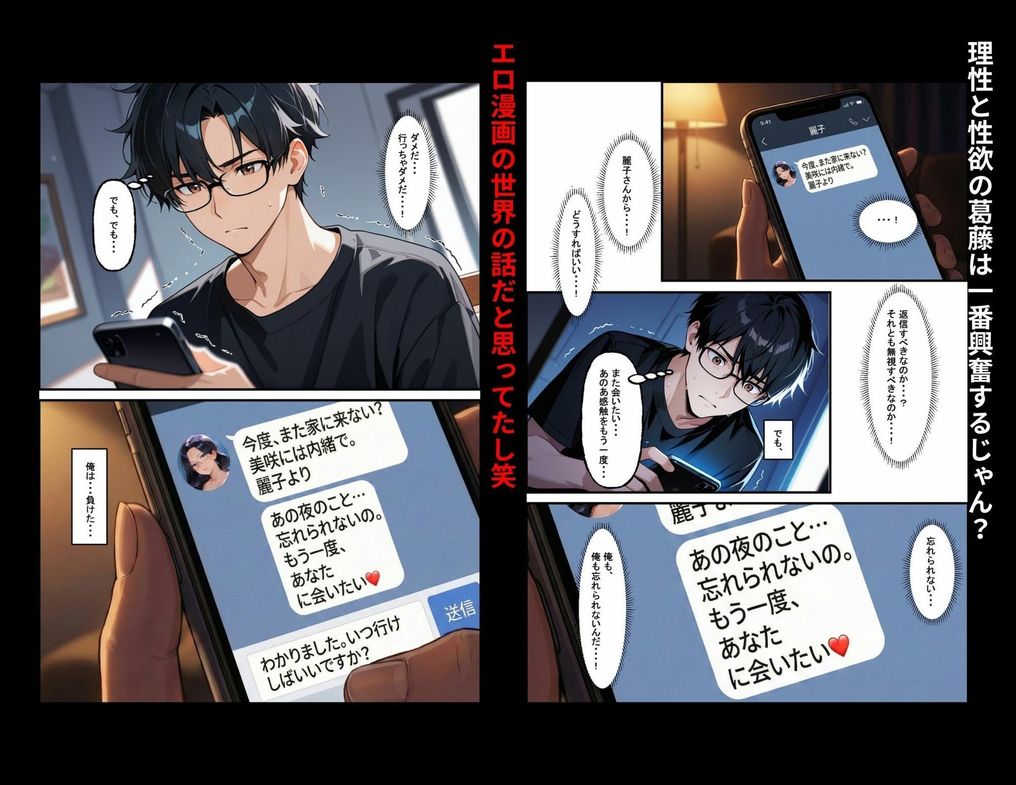 サンプル画像6:彼女の母親（42）に初体験を奪われたら、年上の魅力に抗えなくなって昼間は彼女、夜は母親という二重生活で罪悪感と快楽に溺れまくった話(ganzo) [d_718074]