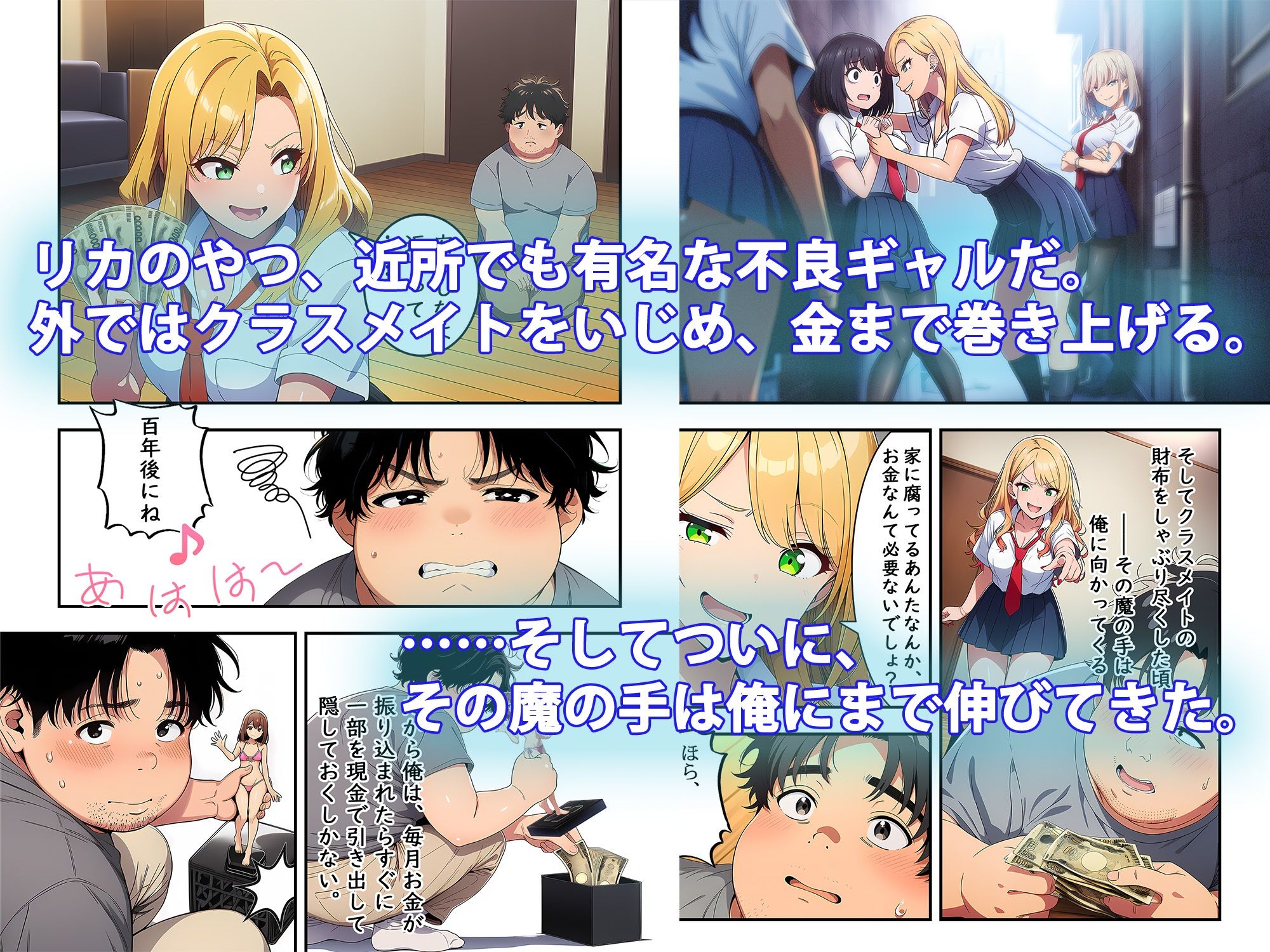 サンプル画像2:不良ギャルの調教プラン:優秀な妹になるまで調教は終わらない(AKariLab) [d_718110]