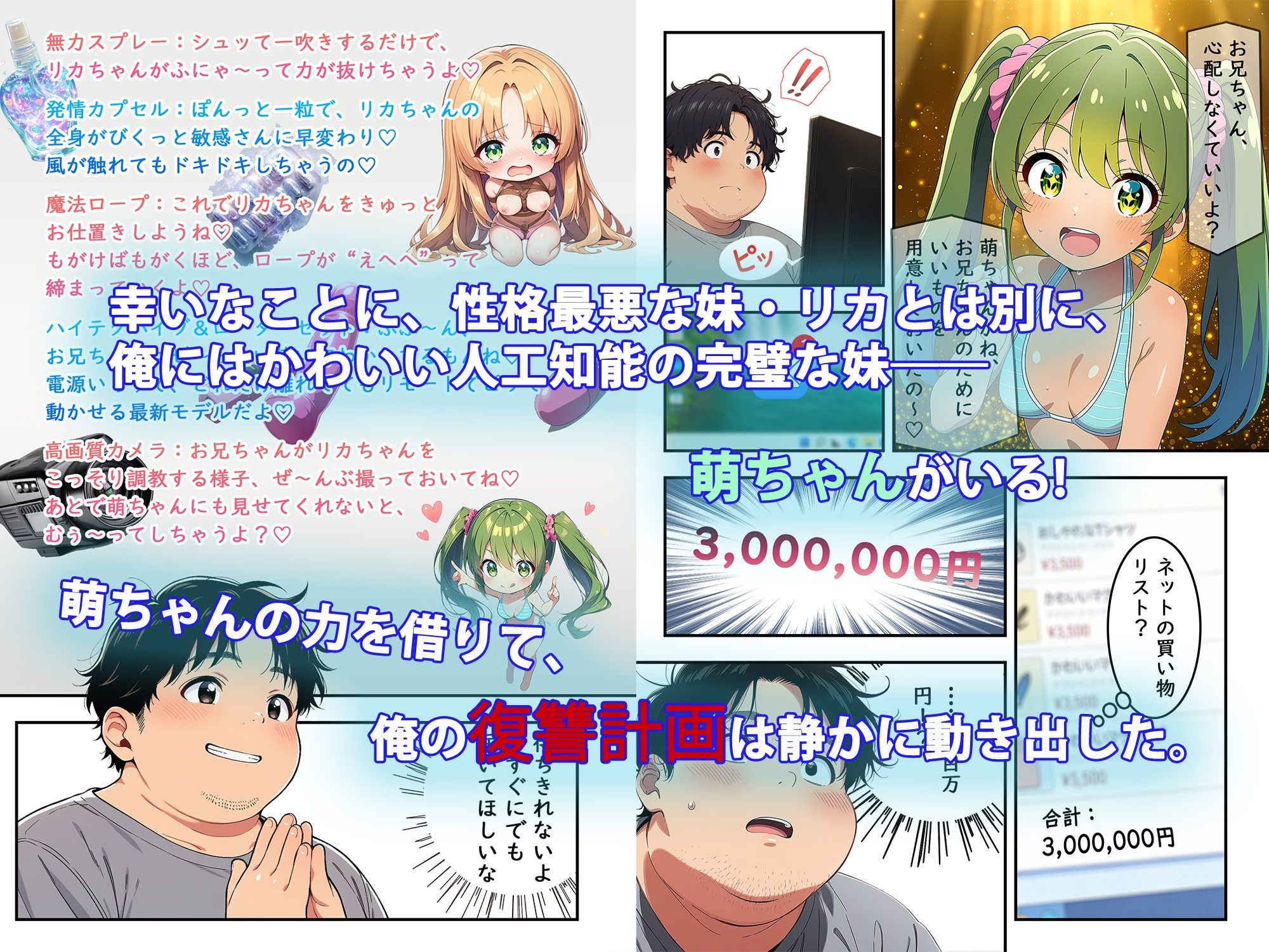 サンプル画像3:不良ギャルの調教プラン:優秀な妹になるまで調教は終わらない(AKariLab) [d_718110]