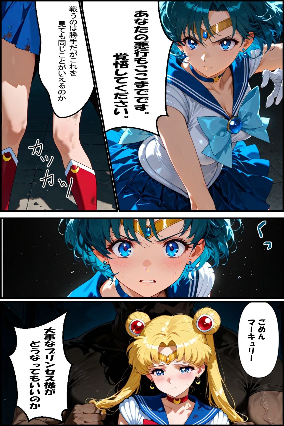 セーラー戦士敗北 〜私がかわりになります〜 画像3