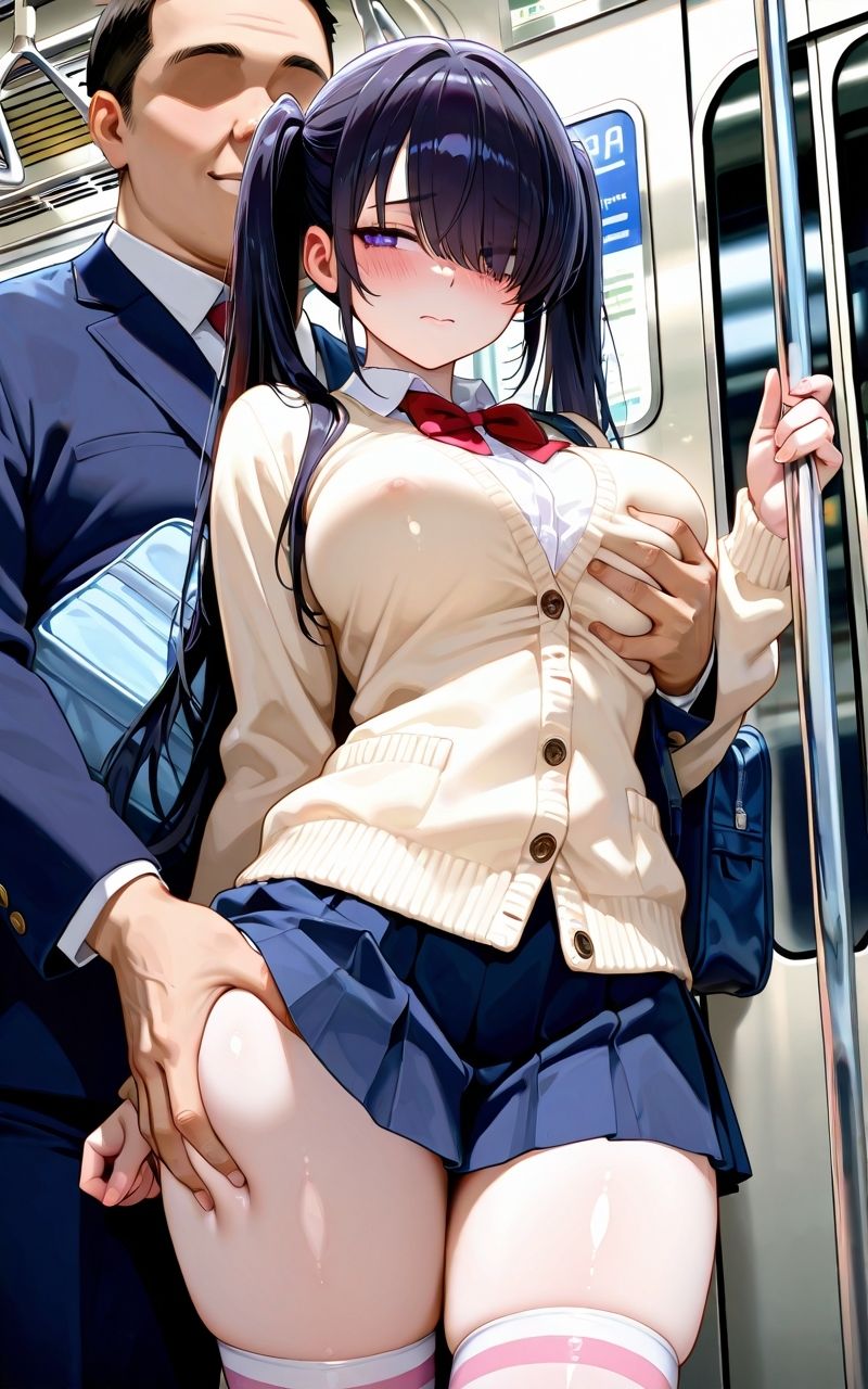 【痴○電車】電車で見つけた激カワ女子○生を存分に味わう 画像2