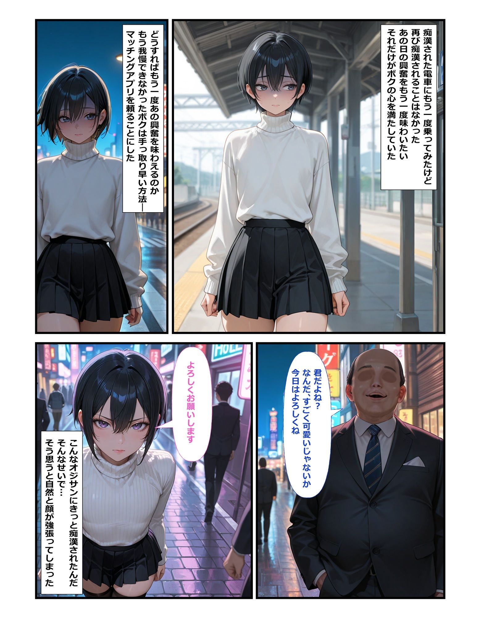 女装してたら痴●されちゃった！犯●れる妄想にハマっちゃった！ 画像10