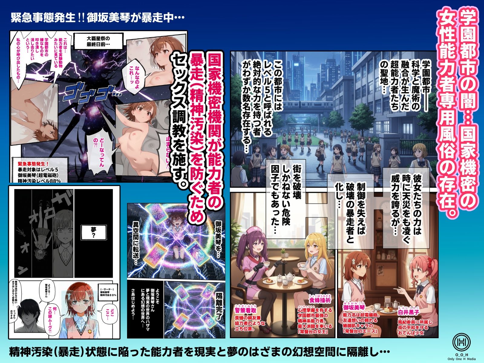 とある国家機密の裏女風記録…暴走レベル5少女を堕とす禁断のセックス催●調教任務【初公開】 画像1