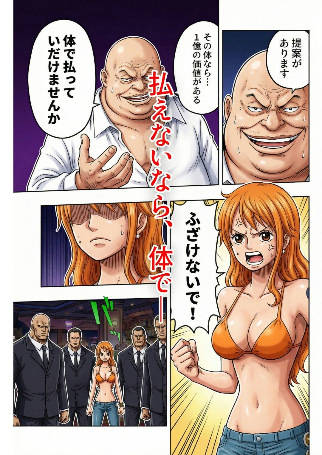 サンプル画像4:賭けに負けた航海士の末路〜性処理メイドナミ編〜(ご奉仕カリキュラム) [d_719286]