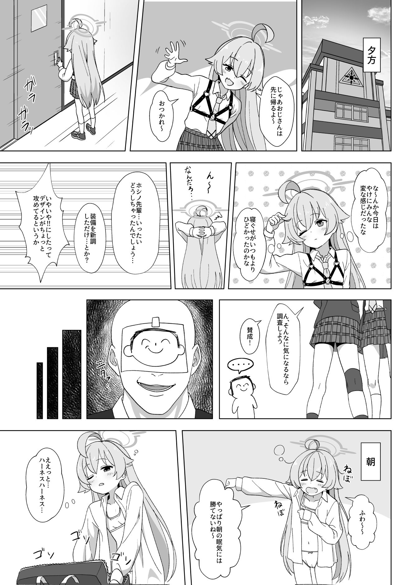 【エロ漫画】ホシノのハーネス増やしてみた3