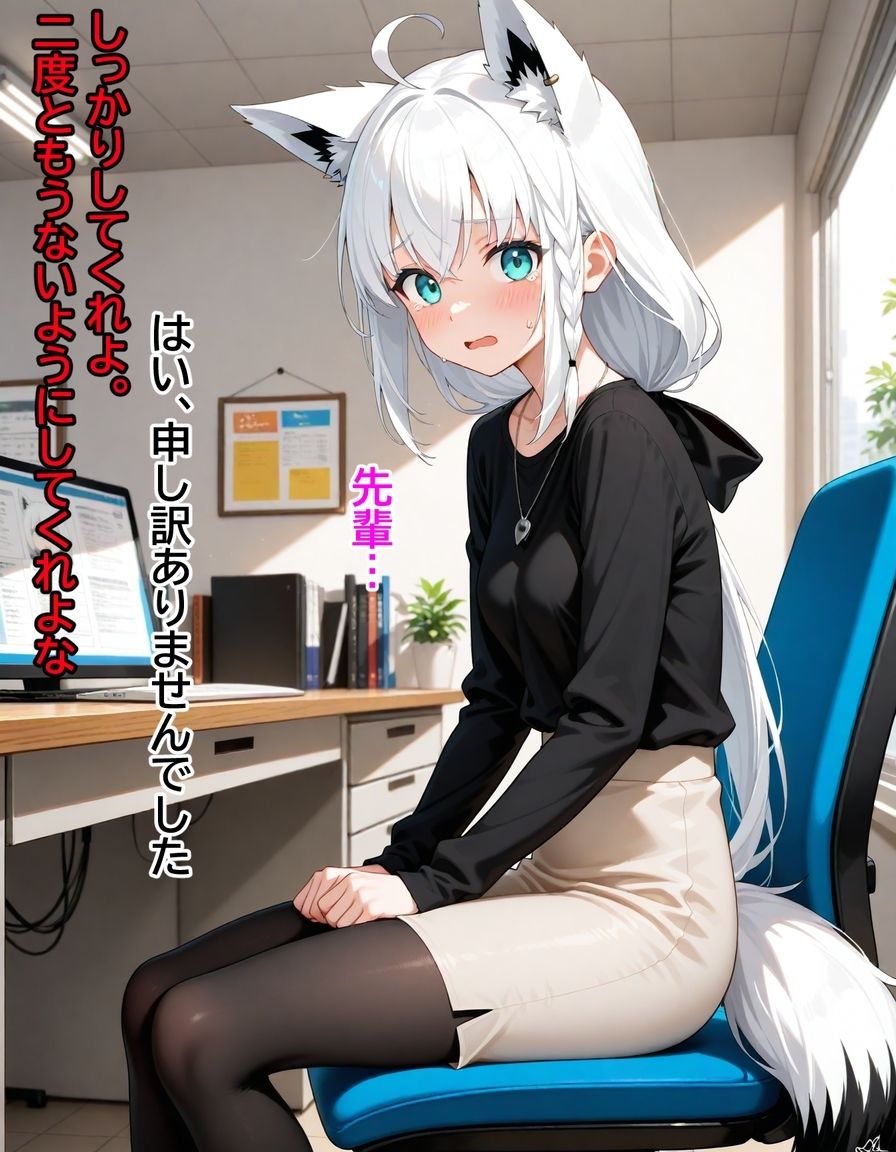 サンプル画像4:ヤンデレ彼女湊あ〇あ2 〜後輩フブキの足コキ誘惑〜(からあげ) [d_719838]