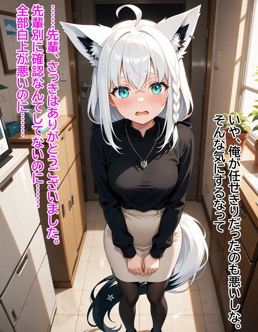 サンプル画像5:ヤンデレ彼女湊あ〇あ2 〜後輩フブキの足コキ誘惑〜(からあげ) [d_719838]