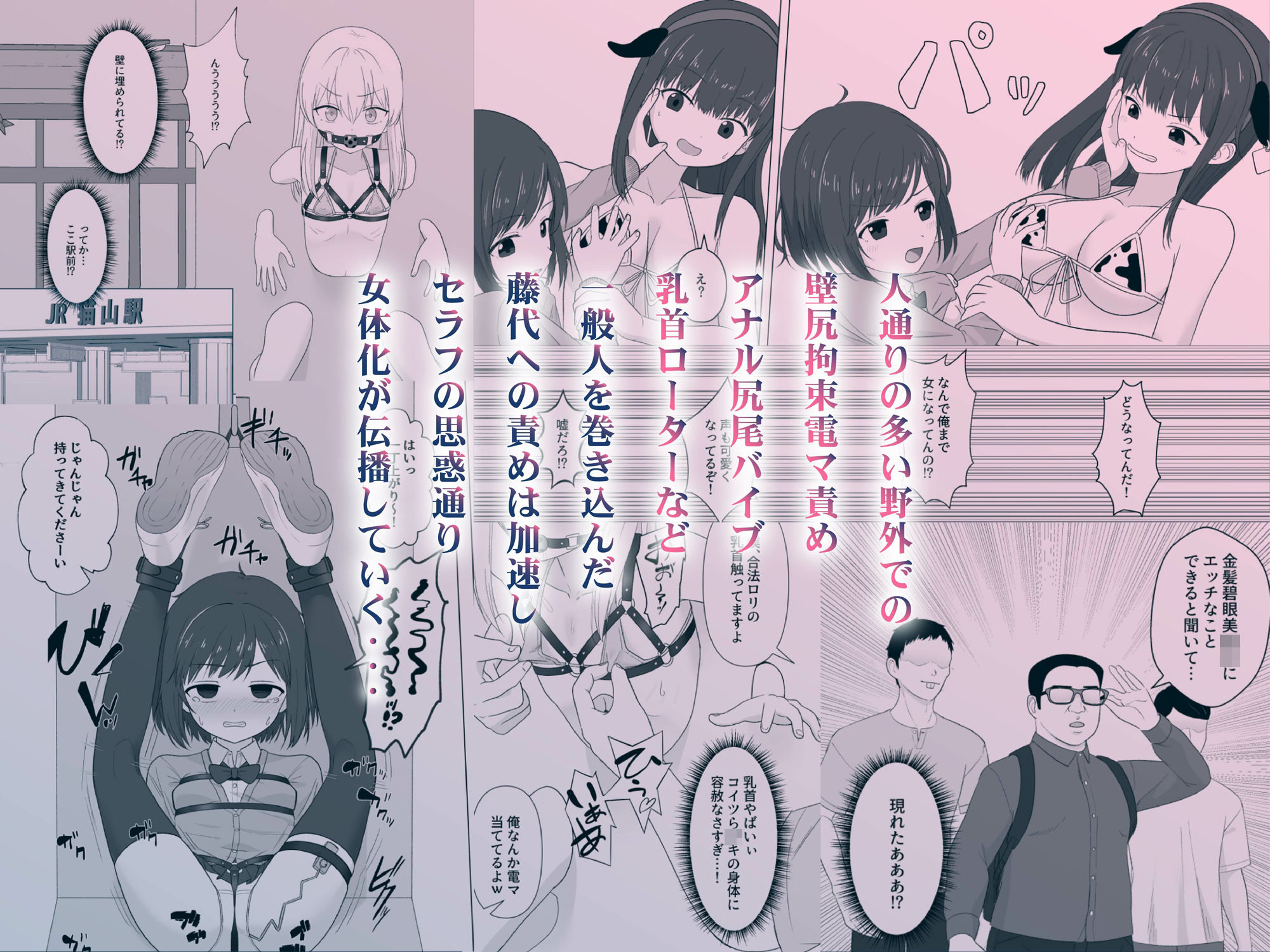 性欲が強すぎて女の子に変えられました