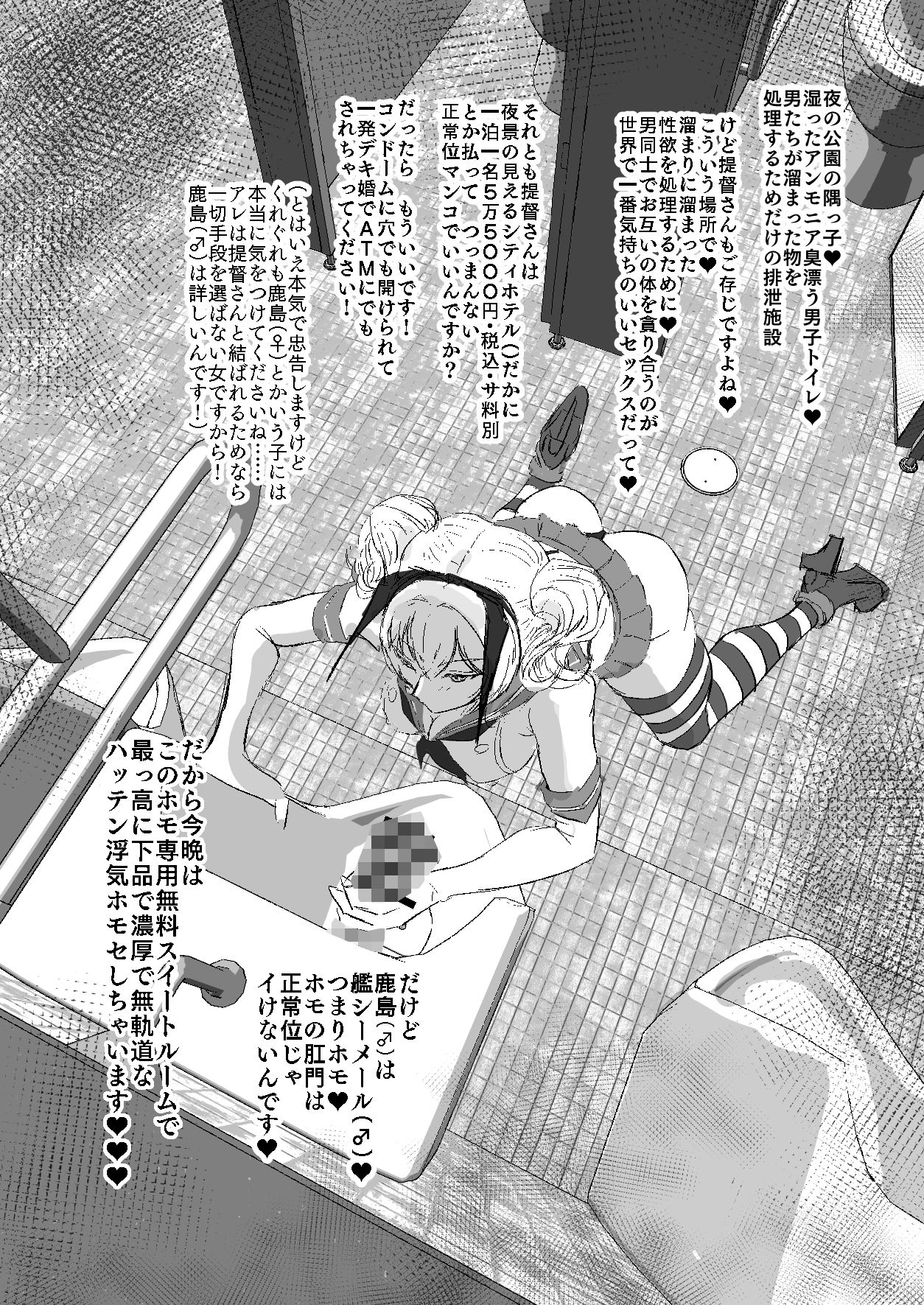 艦シーメール鹿島（♂）ケツオナ＊公衆便所 画像3