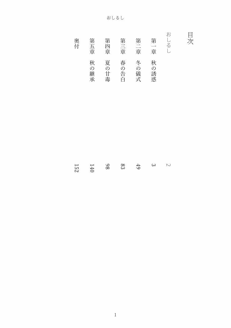 おしるし 画像1