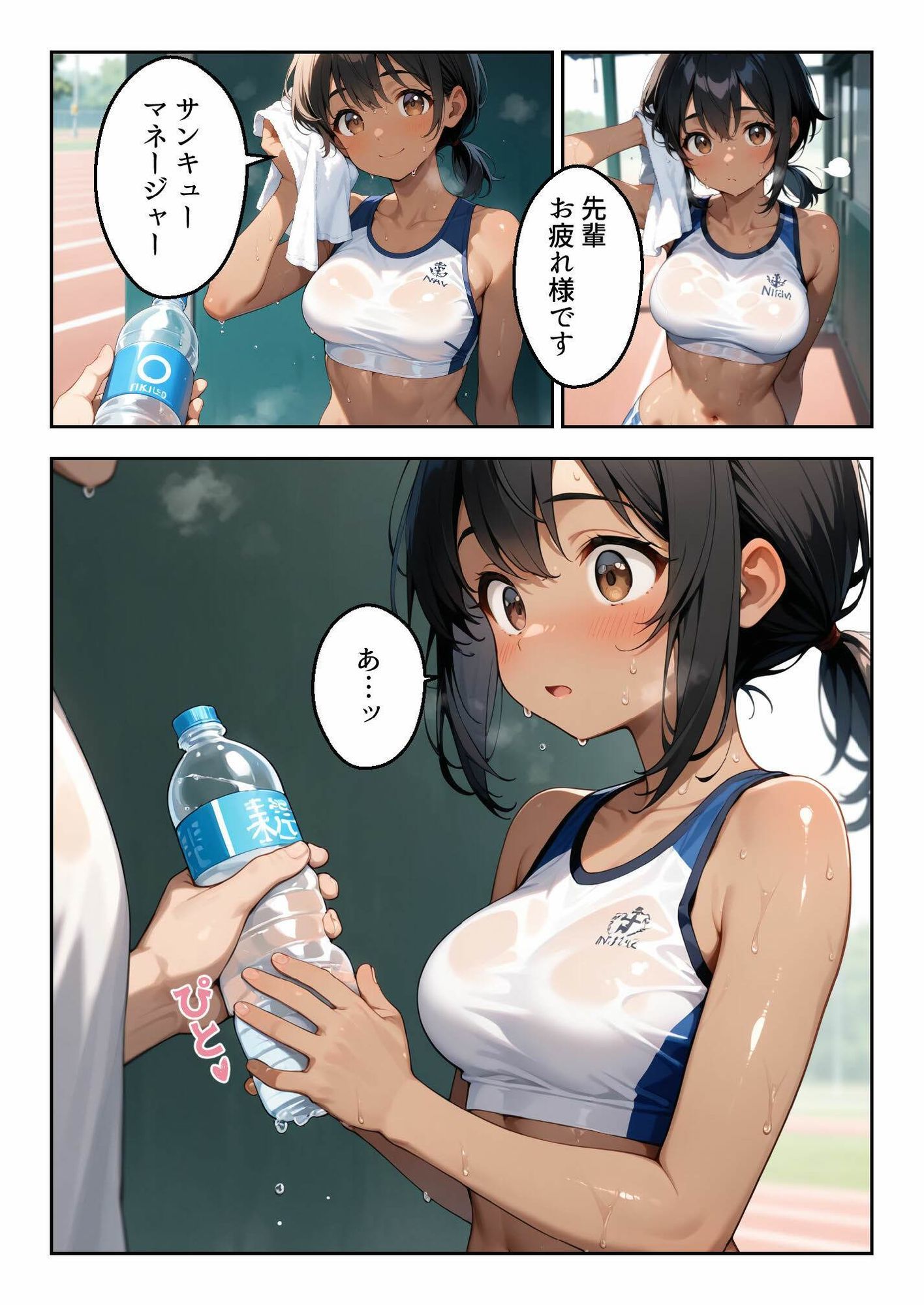 セックスしないと死ぬ（嘘）。〜陸上部エースの先輩、猛暑の密室で熱暴走〜 画像2