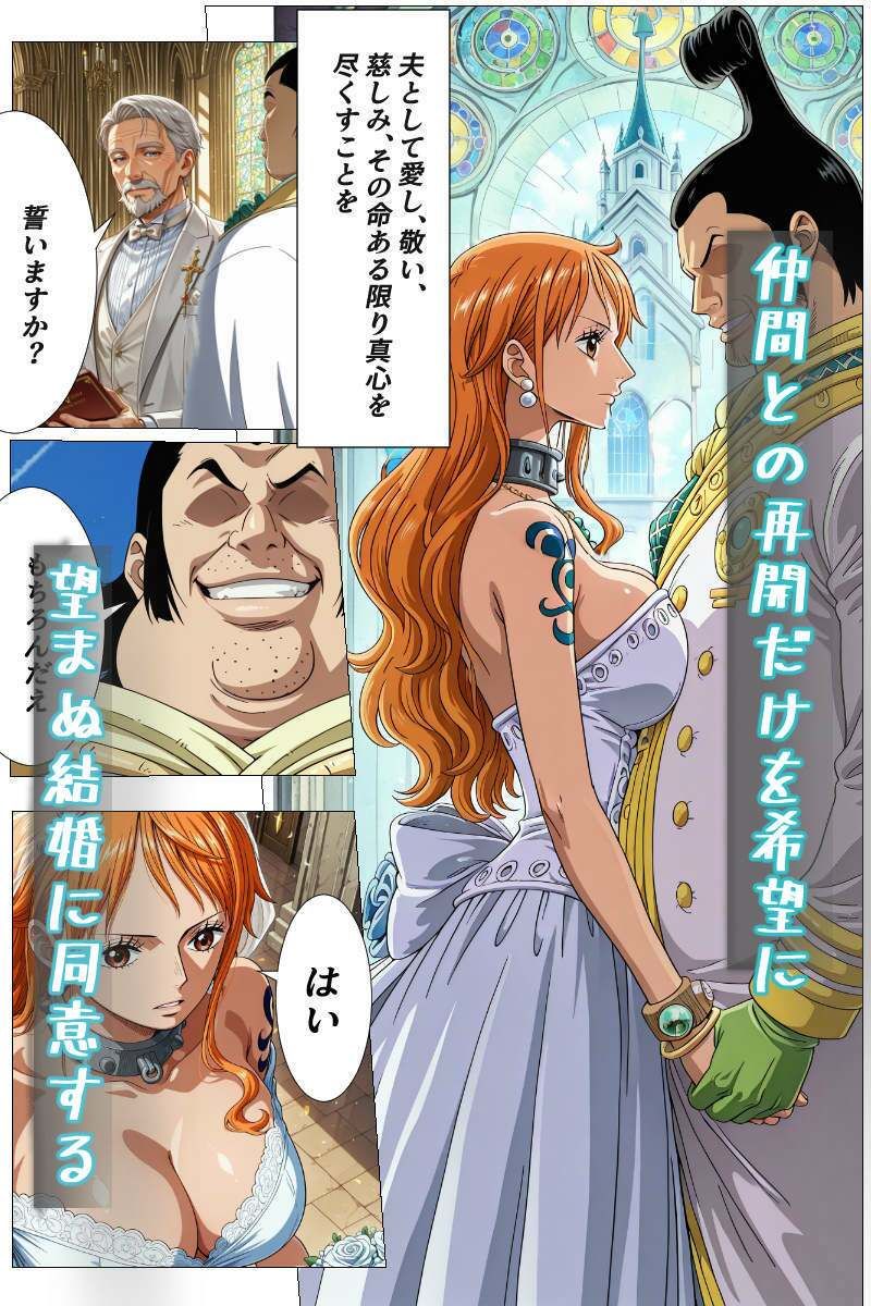 サンプル画像5:隷属のウエディングドレス  天竜人に捕まった泥棒猫の末路…(監獄船) [d_720105]