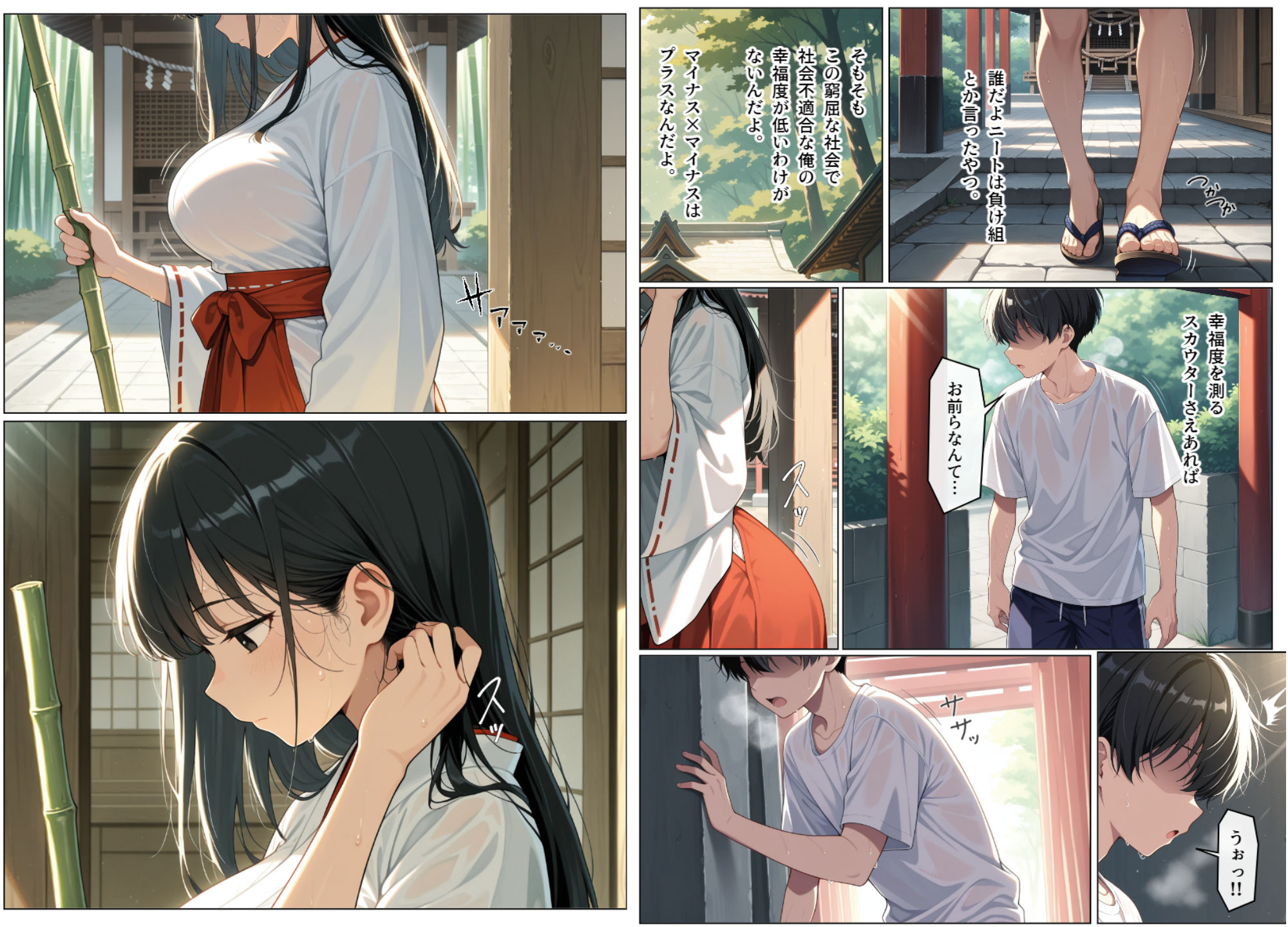 サンプル画像3:淫夏（いんか）―灼けつく季節に理性は溶けてゆく―(いにしえのトイレ) [d_720396]