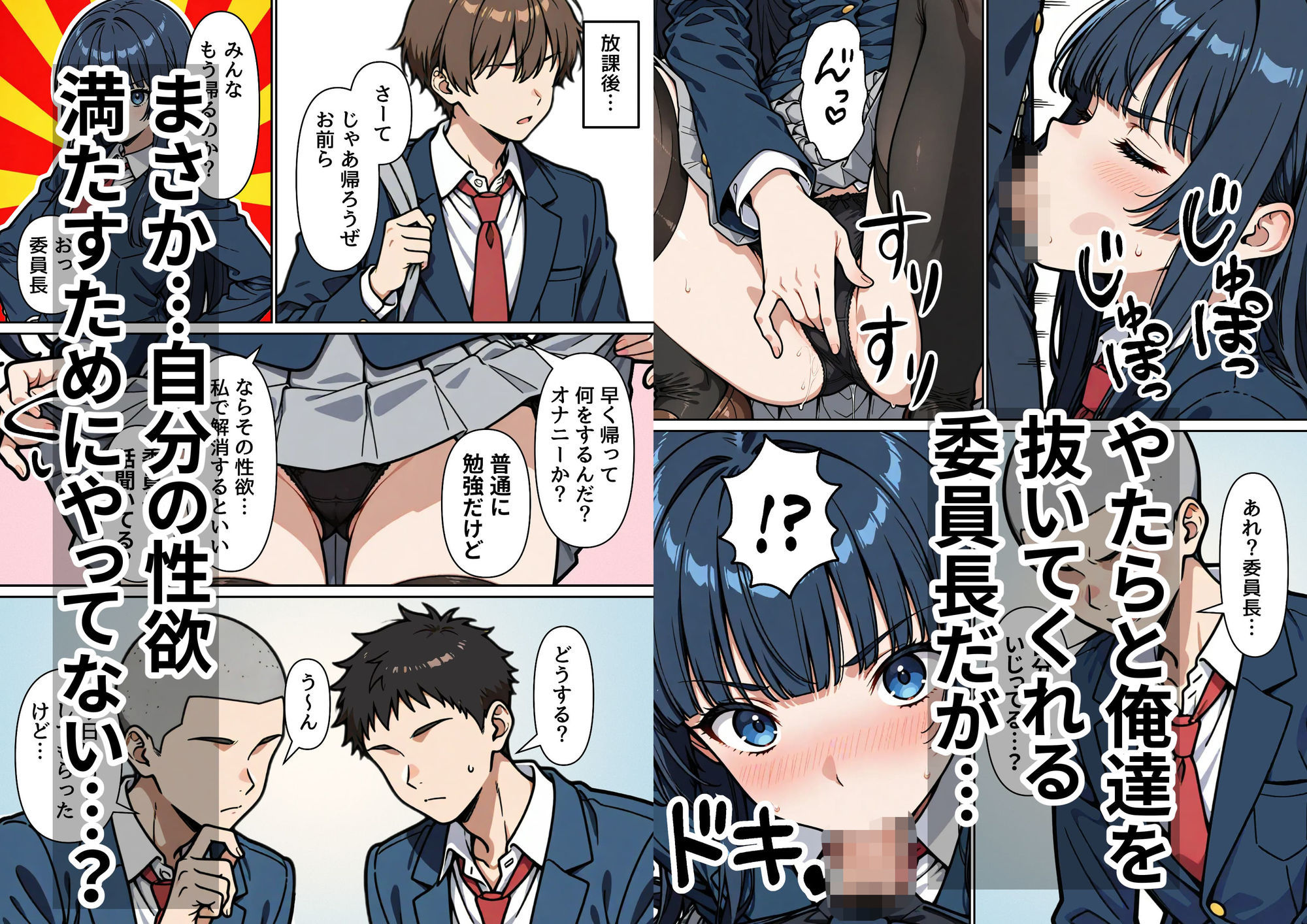 うちのクラスの委員長は誰も頼んでないのに性処理委員をやってる。 画像4