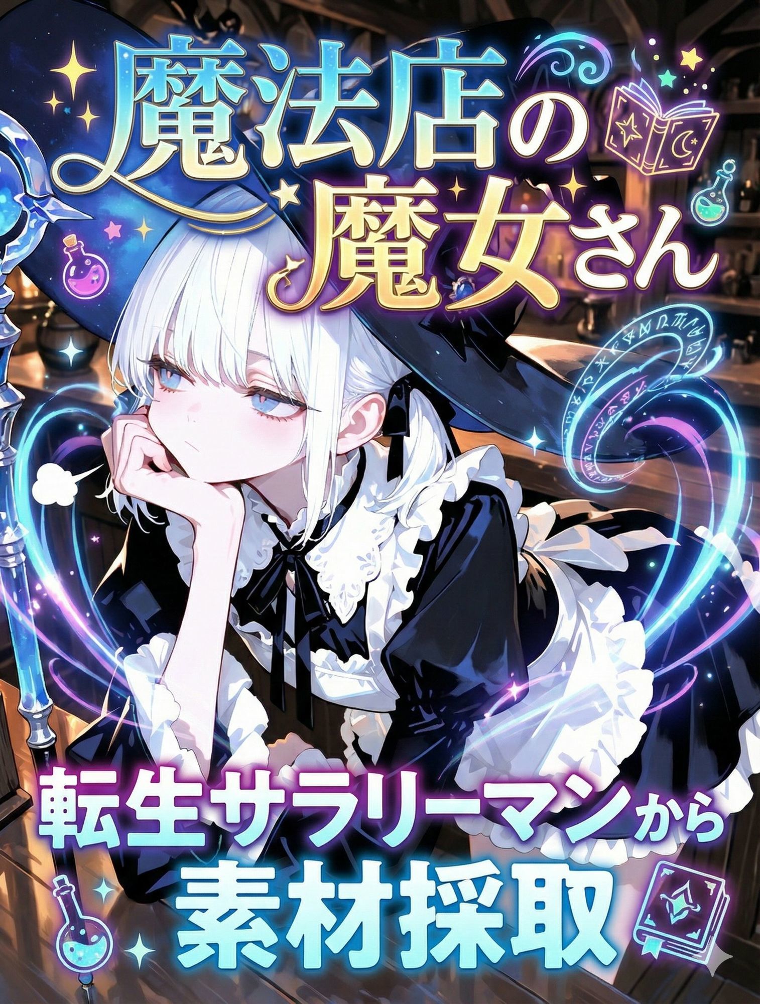 サンプル画像1:魔法店の魔女さん転生サラリーマンから素材採取(LagusWorks) [d_720548]