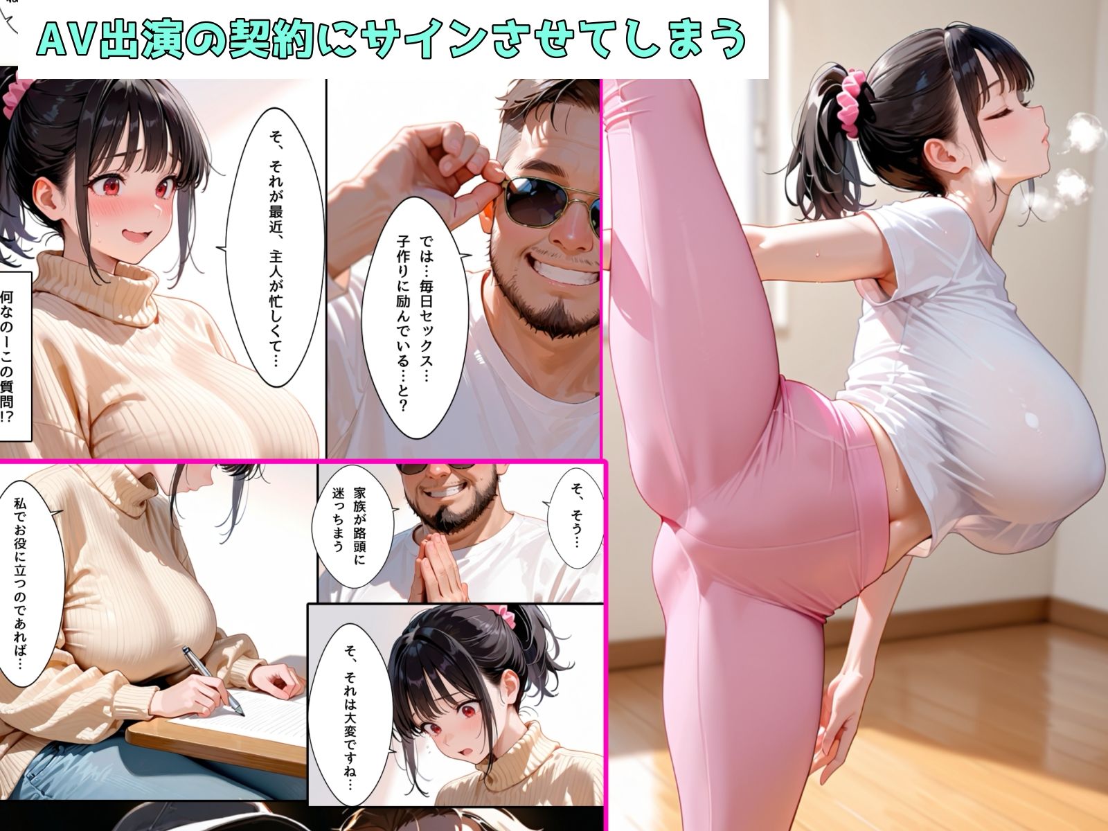ミニマム爆乳妻〜騙されてAV出演してしまいました〜 エロ漫画4
