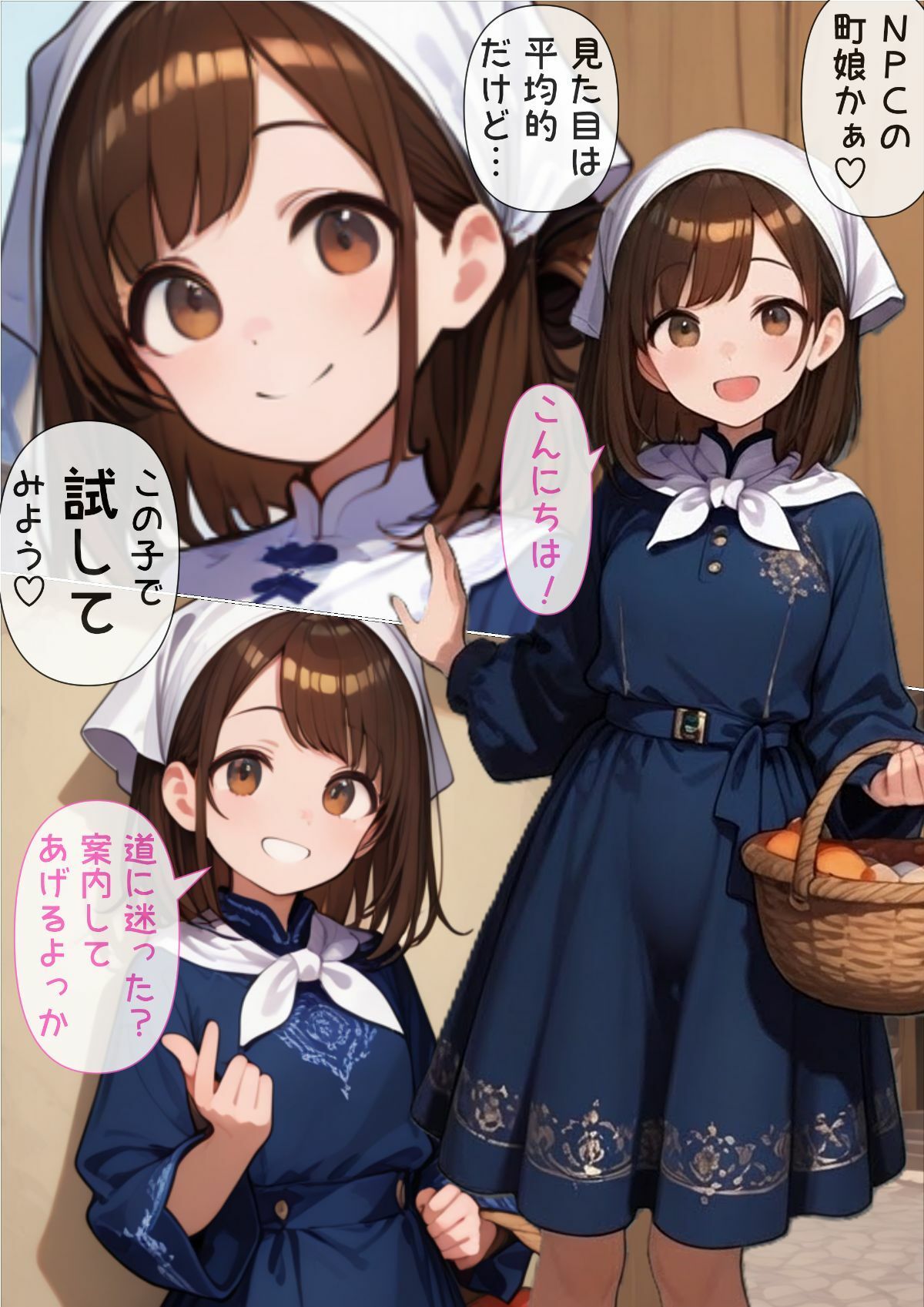 サンプル画像2:NPCにエロMODで種付け放題〜RPGの町編〜(もう一人の僕イラスト販売所) [d_720609]