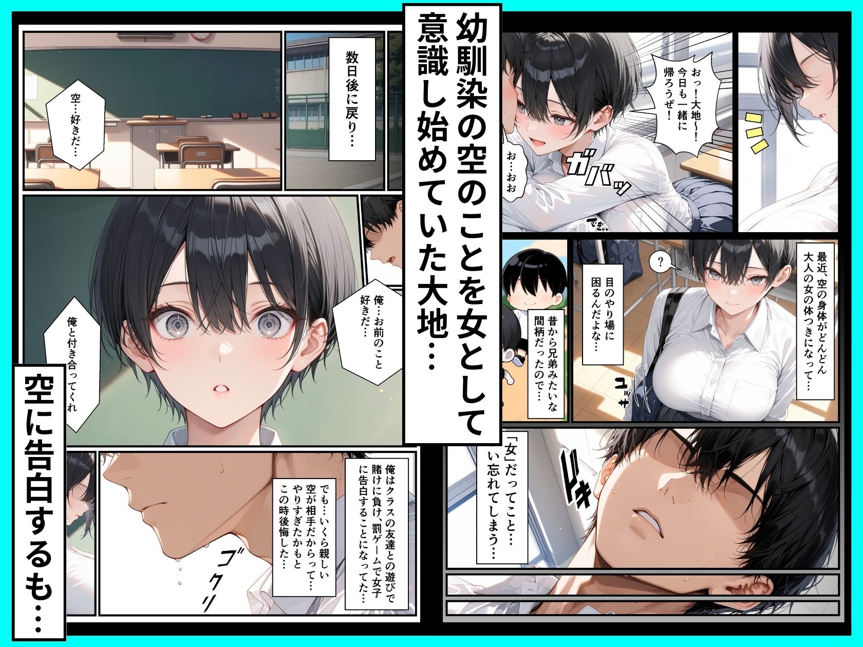 一週間後に学園の王子様な巨乳幼馴染とイチャらぶセックスする話 画像2