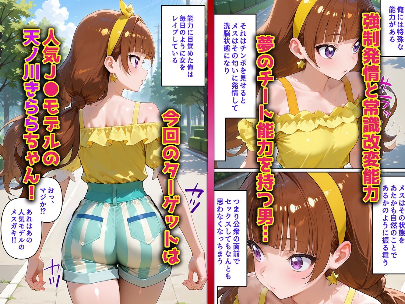 【エロ漫画】母娘姦  天ノ川親子編1