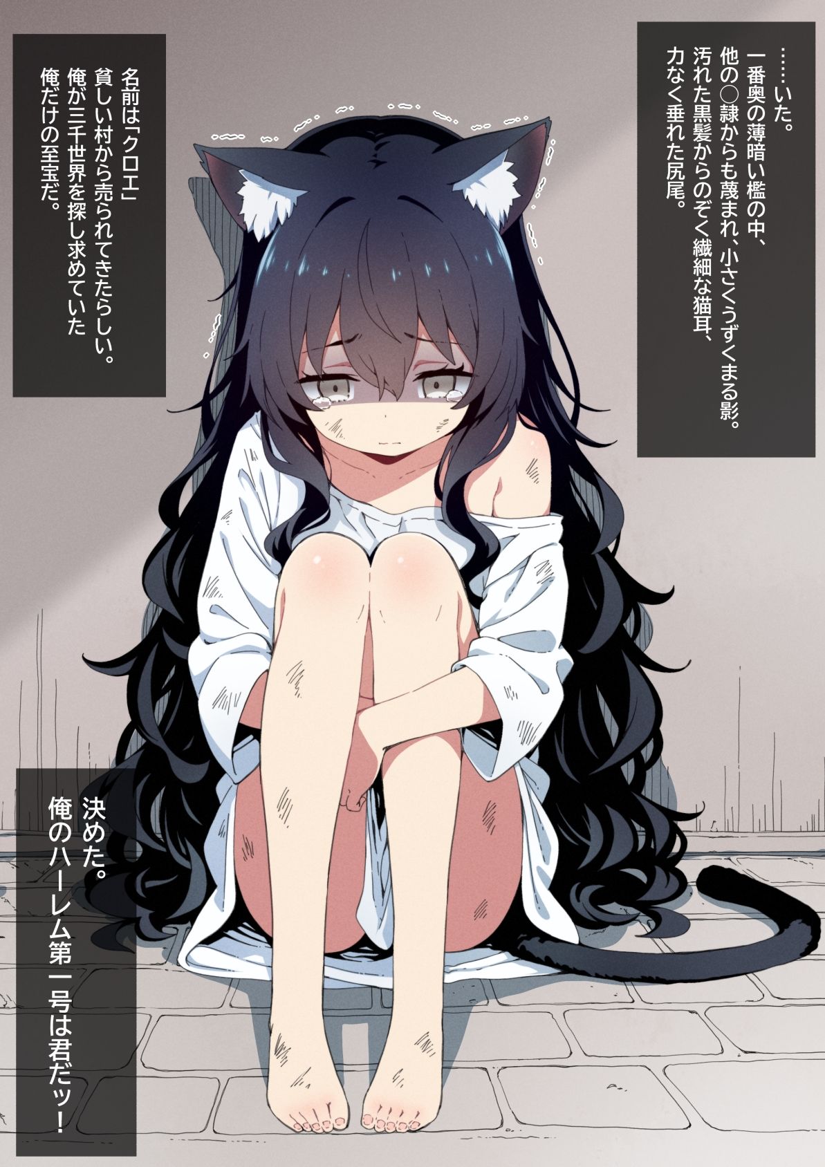 サンプル画像2:異世界転移した俺は猫耳ちゃんをモフりたい！！(森宮のはら) [d_721116]