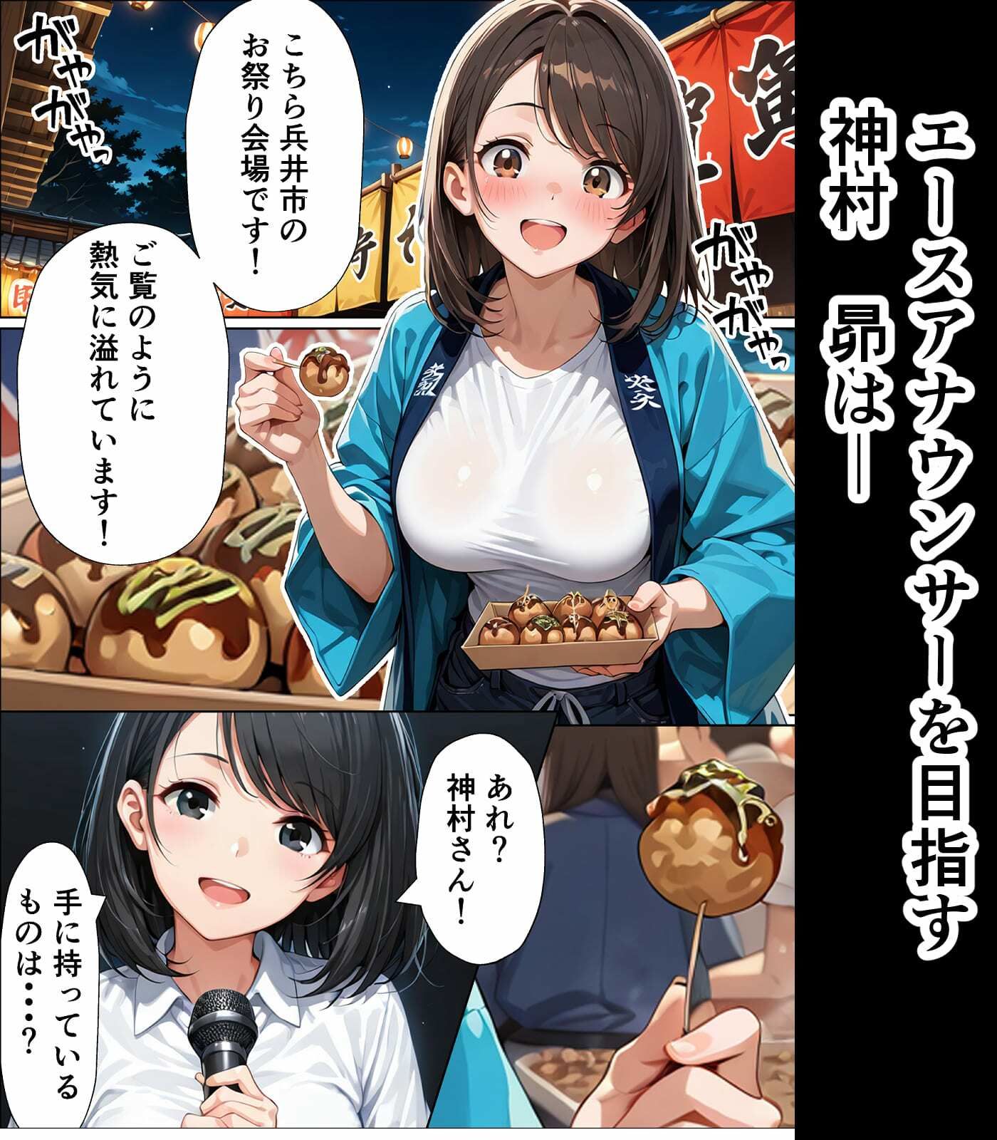 サンプル画像1:人生逆転憑依 ADの俺が女子アナに憑依してエースアナになった話(性進精慰) [d_721536]