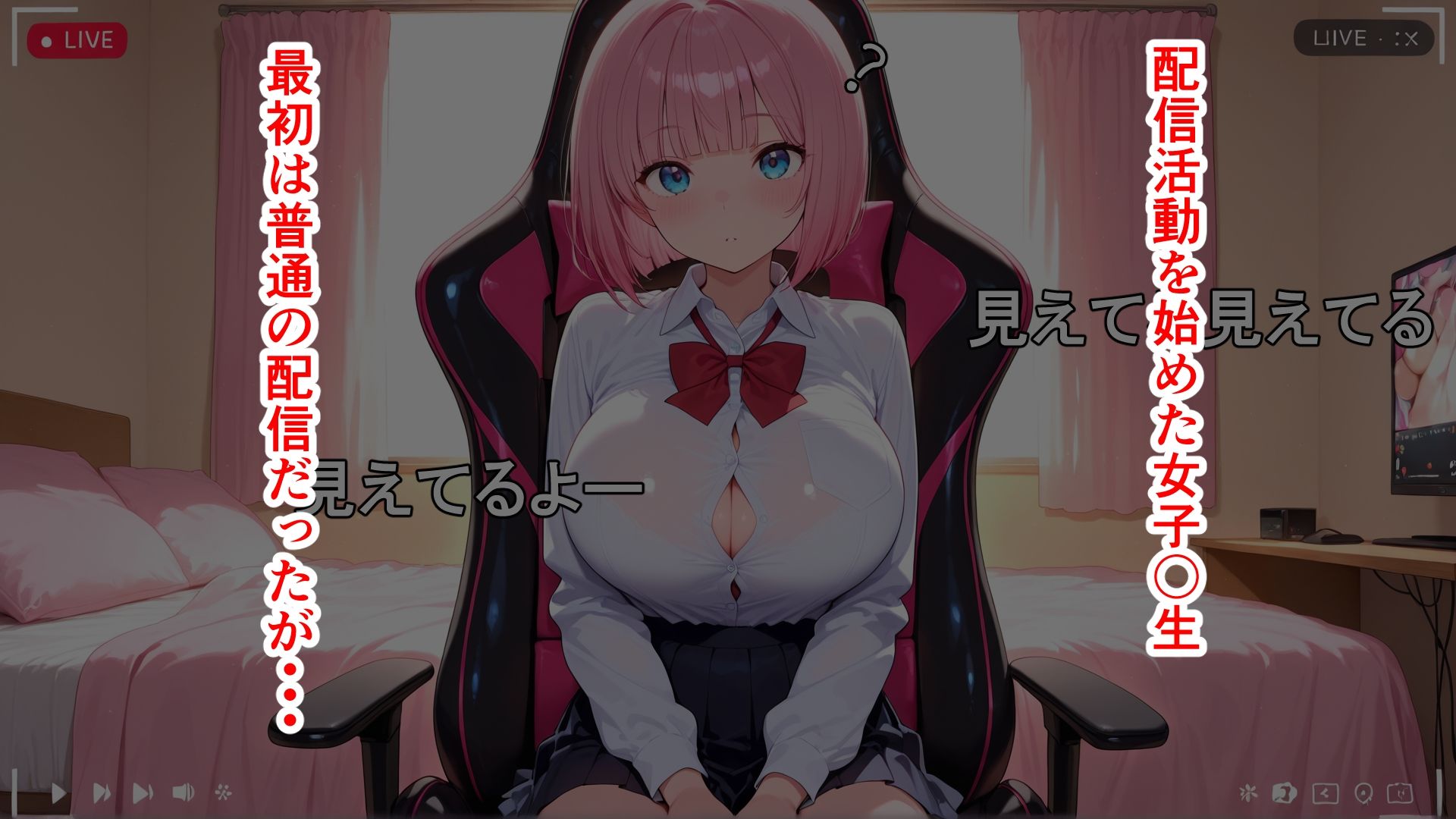 強●羞恥配信 画像1