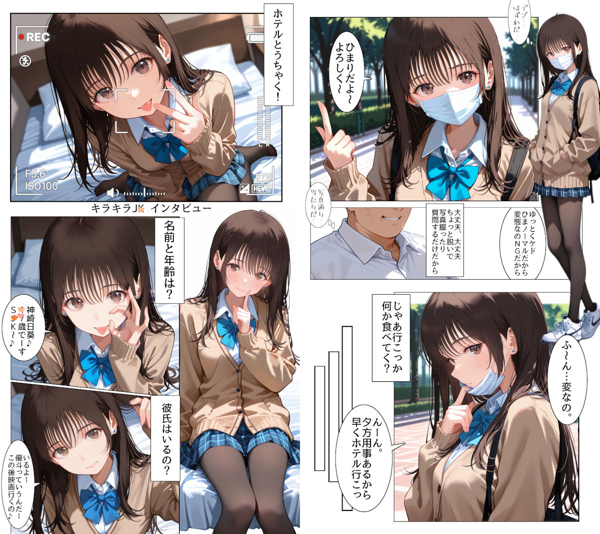 サンプル画像3:彼氏もちJ●ひまりちゃん、パパ活でメス堕ち(娘々茶房) [d_721566]