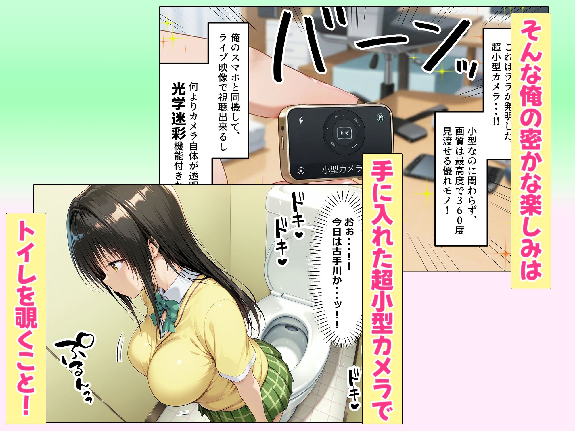 サンプル画像2:大人の玩具を注文したらまさかの同級生が届けにきた件  古手川唯(ネコ) [d_721813]