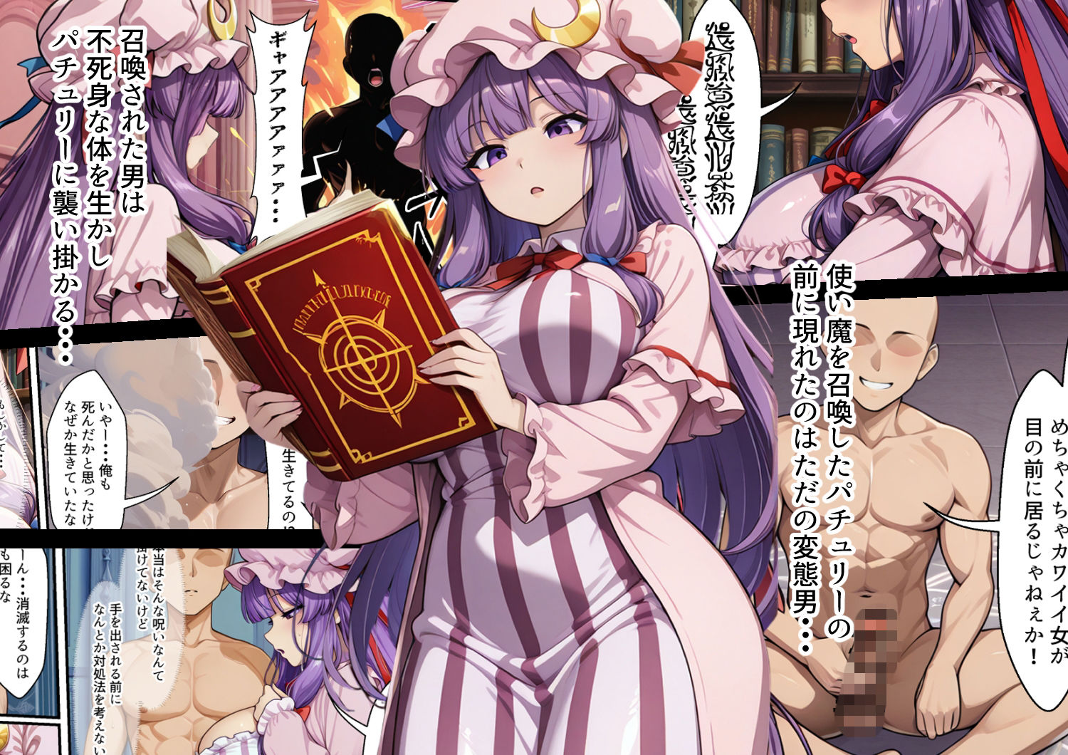 奇跡の精力を持った男が幻想入り パチュリー編 画像1