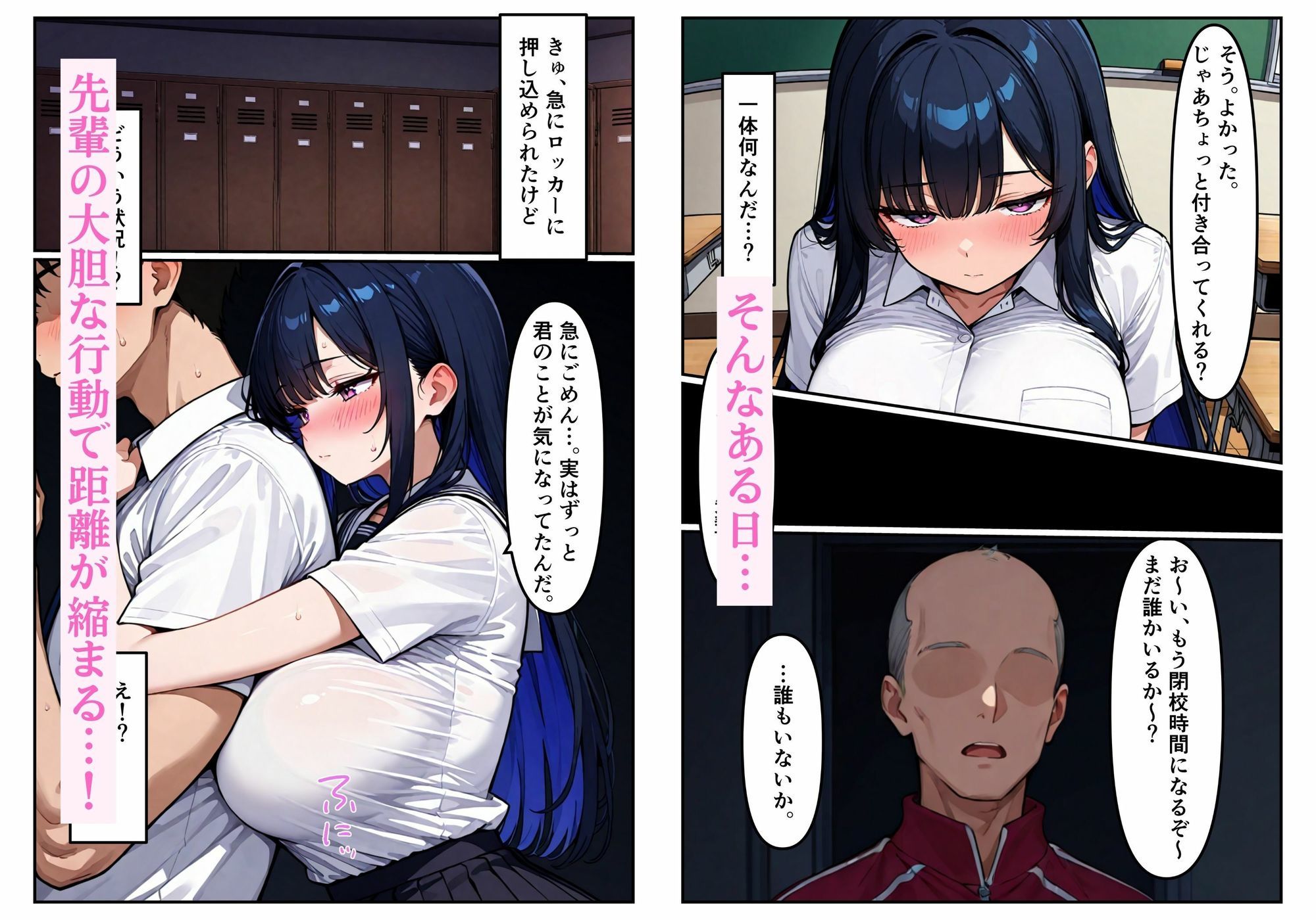 クール巨乳先輩と所構わずセックスする話。 画像3