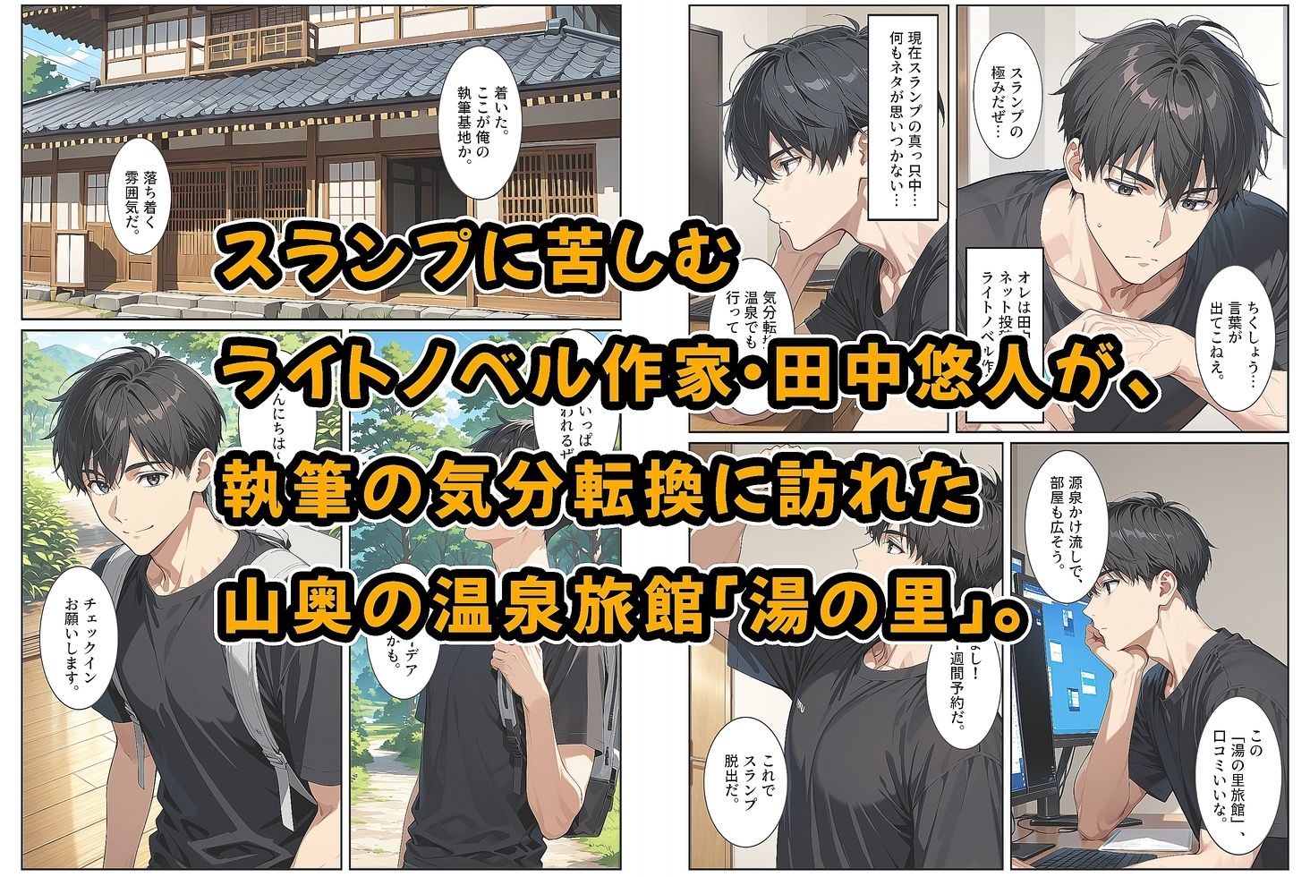 サンプル画像1:温泉宿の欲求不満な爆乳若女将は混浴露天風呂で孕ませ中出しセックスさせてくれました。(StudioSR（妹･人妻･巨乳推し）) [d_721973]