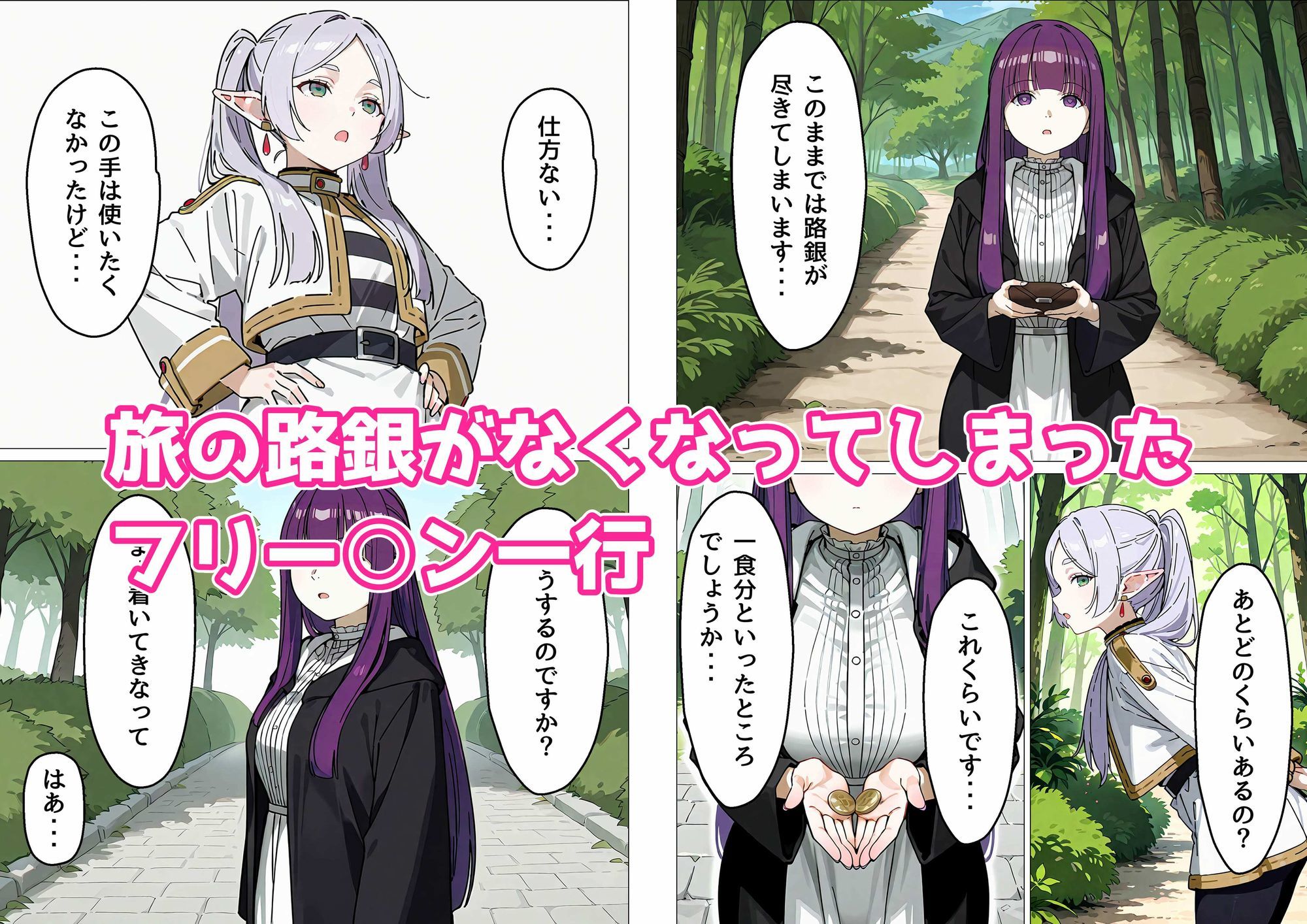 フリー〇ン  お金を増やす魔法 エロ漫画2