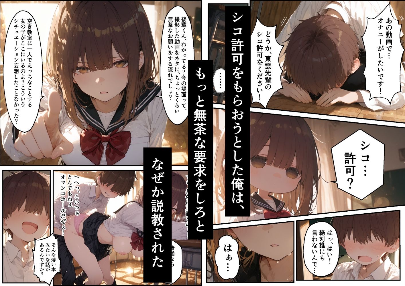 東雲姉妹の場合 - シコ許可もらおうとしたら、えっちな展開になる話 画像3