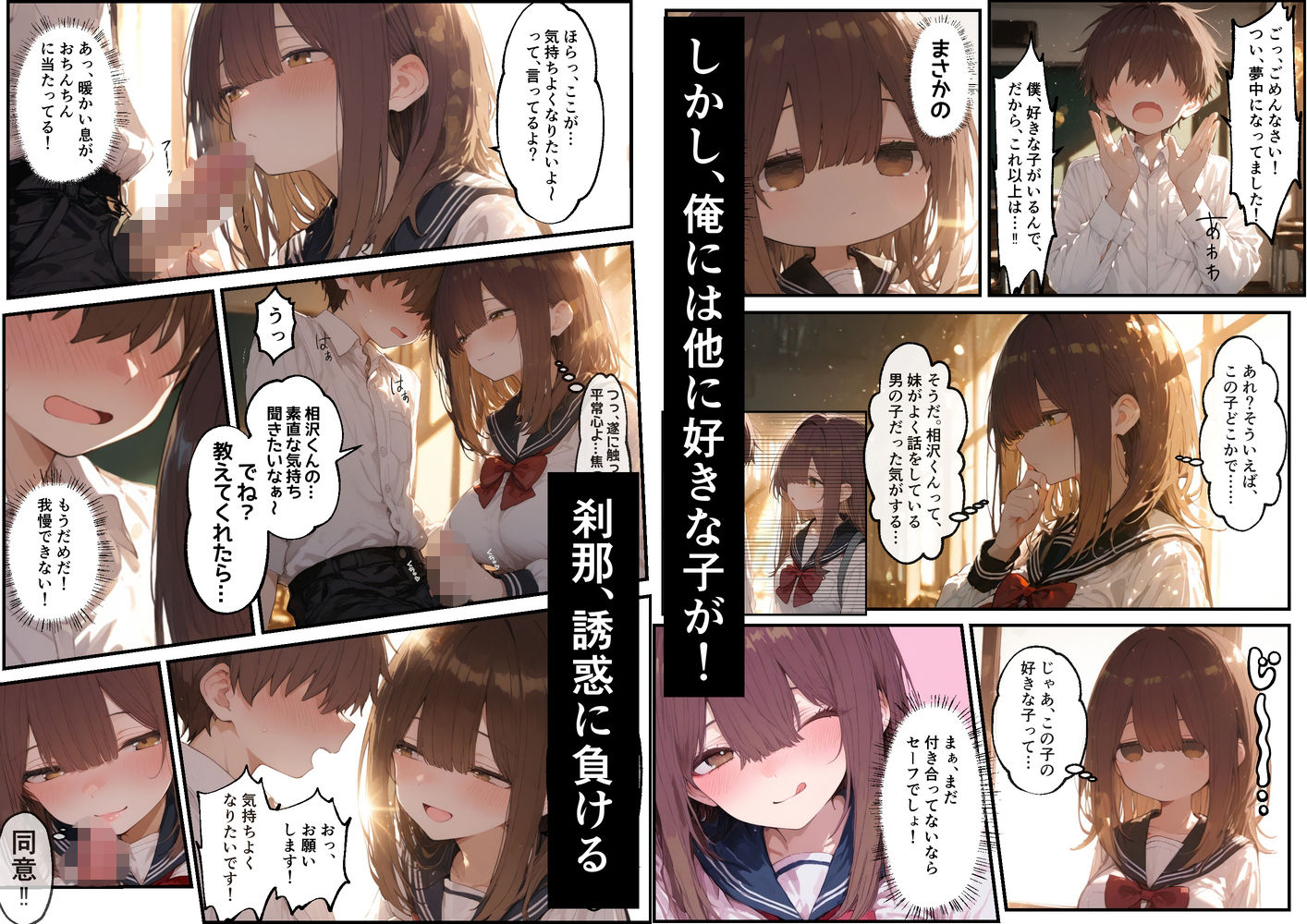 東雲姉妹の場合 - シコ許可もらおうとしたら、えっちな展開になる話 画像4