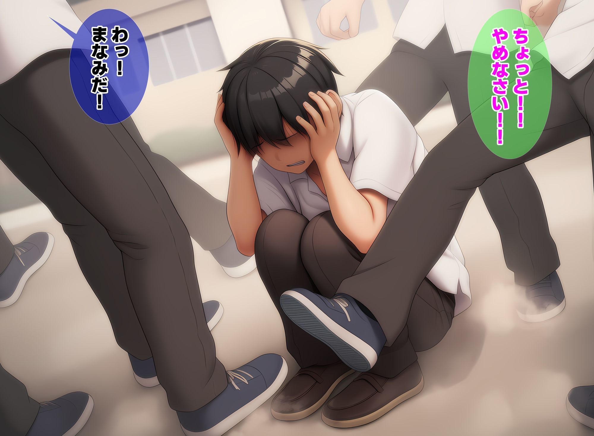 爆乳女教師まなみさん 秘密のエロ授業 いじめられっ子の慰め性交と肉欲の学園 画像1