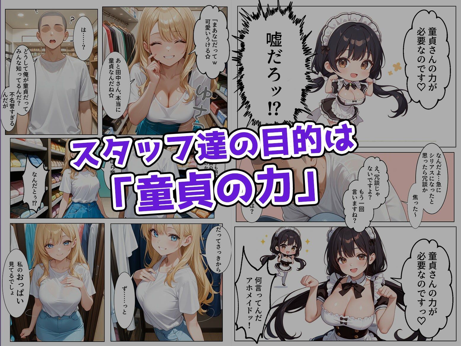 サンプル画像2:ティファニーパーク〜ここのスタッフ全員犯し放題って本当ですか？〜1話(エビ反り) [d_722555]