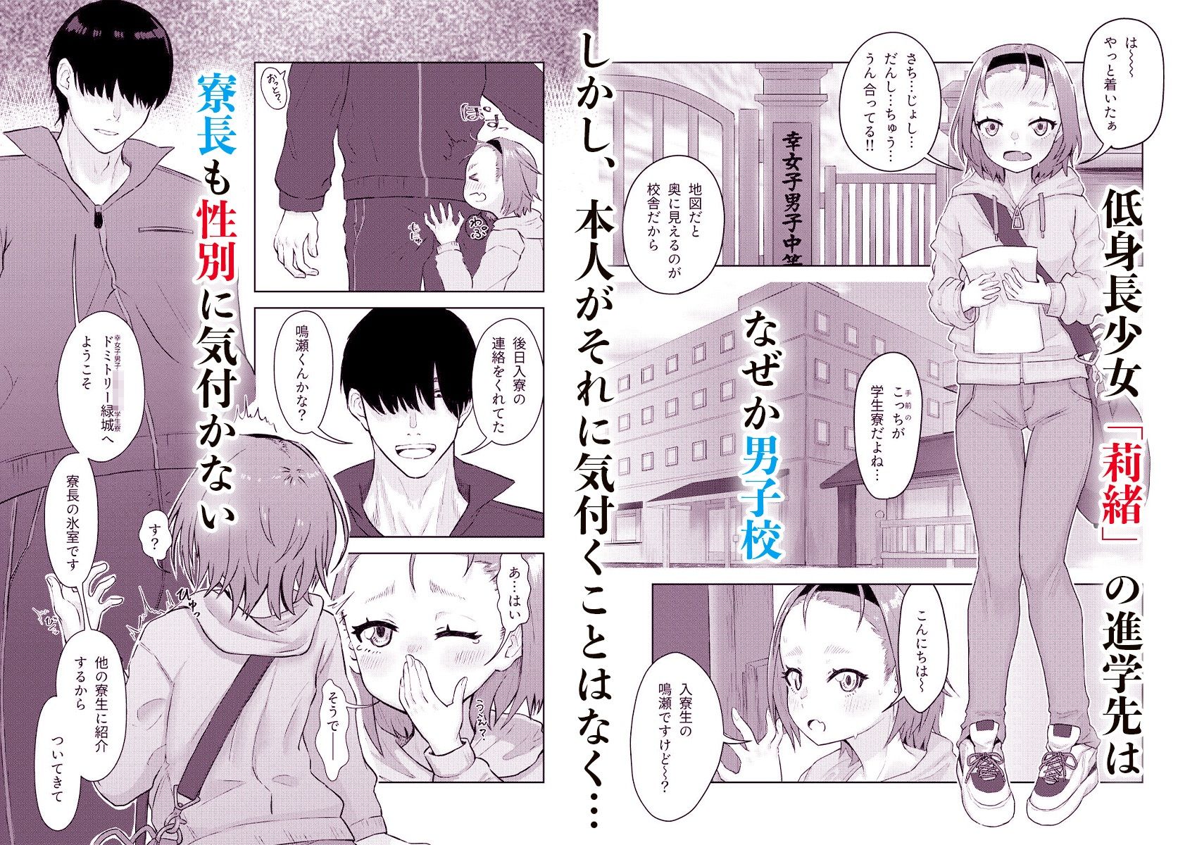 全寮制男子校に進学した自爆っ娘がオナ保健委員になるまで 画像1