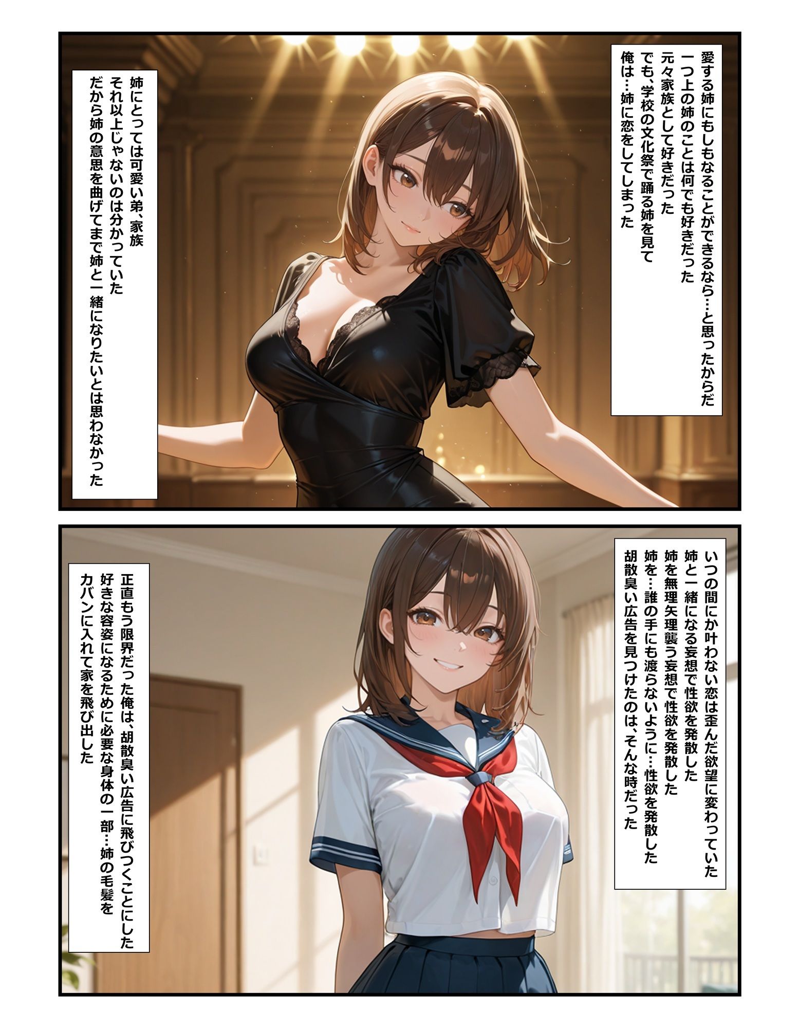 サンプル画像2:姉の身体になってヤりたいこと(BLUEMOON NOVEL) [d_722785]