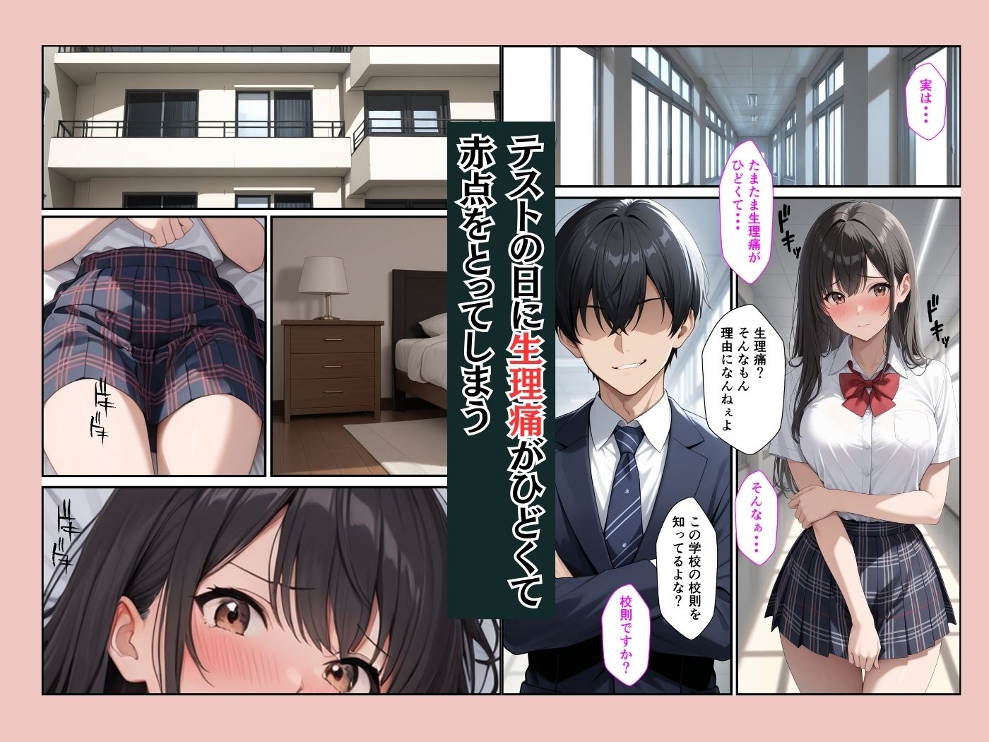 サンプル画像2:赤点取った清楚な生徒会長を自宅で性指導したらメス堕ちした話(ふわとろ夢工房) [d_722821]