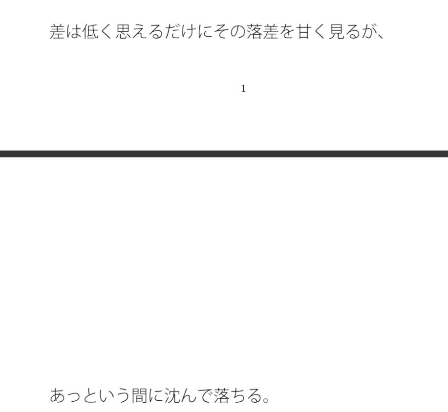 落ちているのかも分からない時と・・あっという間にはるか彼方に沈んで飛ぶ感覚 画像1
