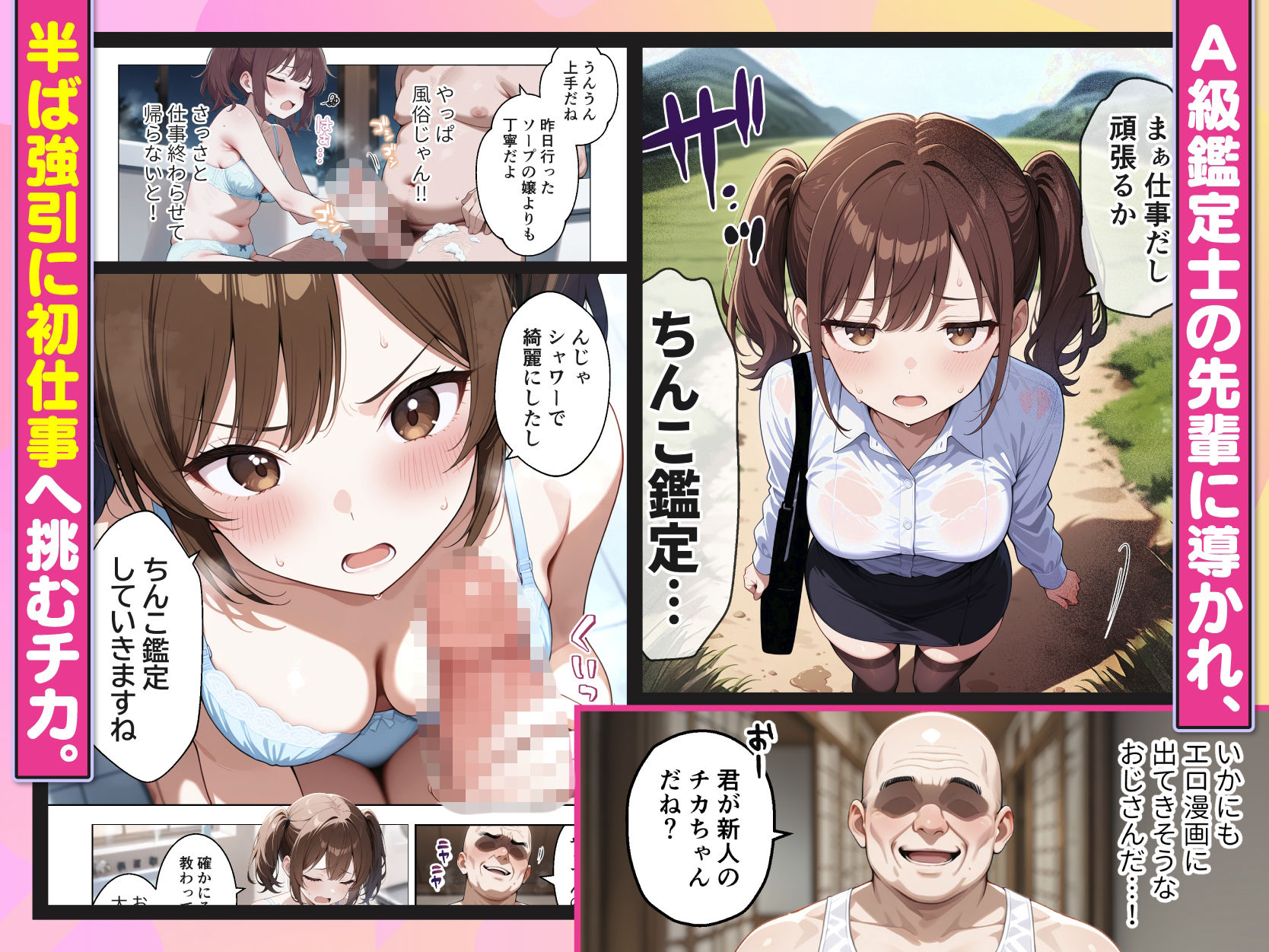 サンプル画像3:ちんこ鑑定士 〜 崎守チカ（22） の鑑定記録 〜(COMICアイル) [d_723059]