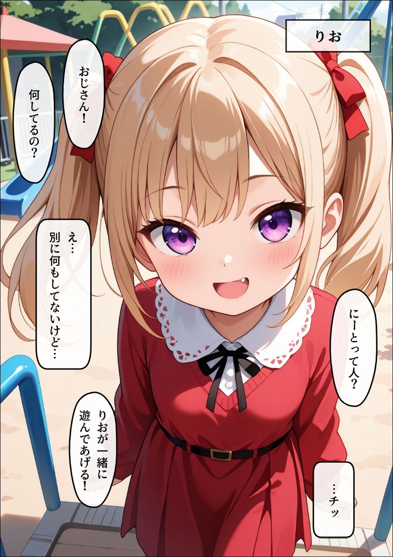 【エロ漫画】誘拐少女 拘束中出し2コマ3