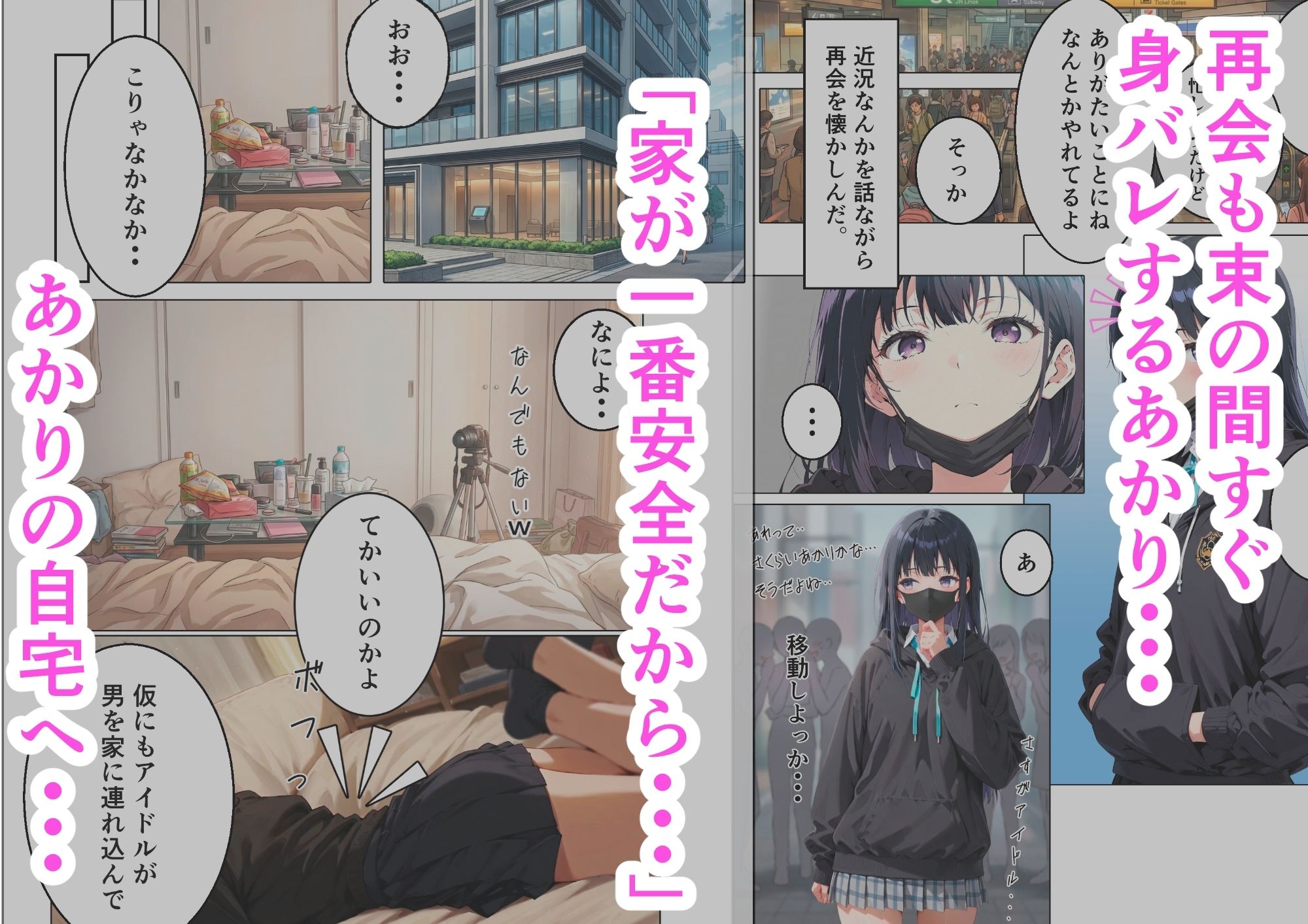 【半実話】アイドルになった幼馴染と再会してセックスした話 サンプル3