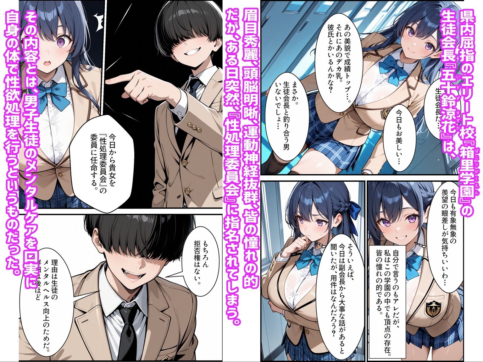 サンプル画像1:憧れの生徒会長は性処理肉便器 〜完全無欠の生徒会長、性処理委員に堕ちる〜(かにたま堂) [d_723457]