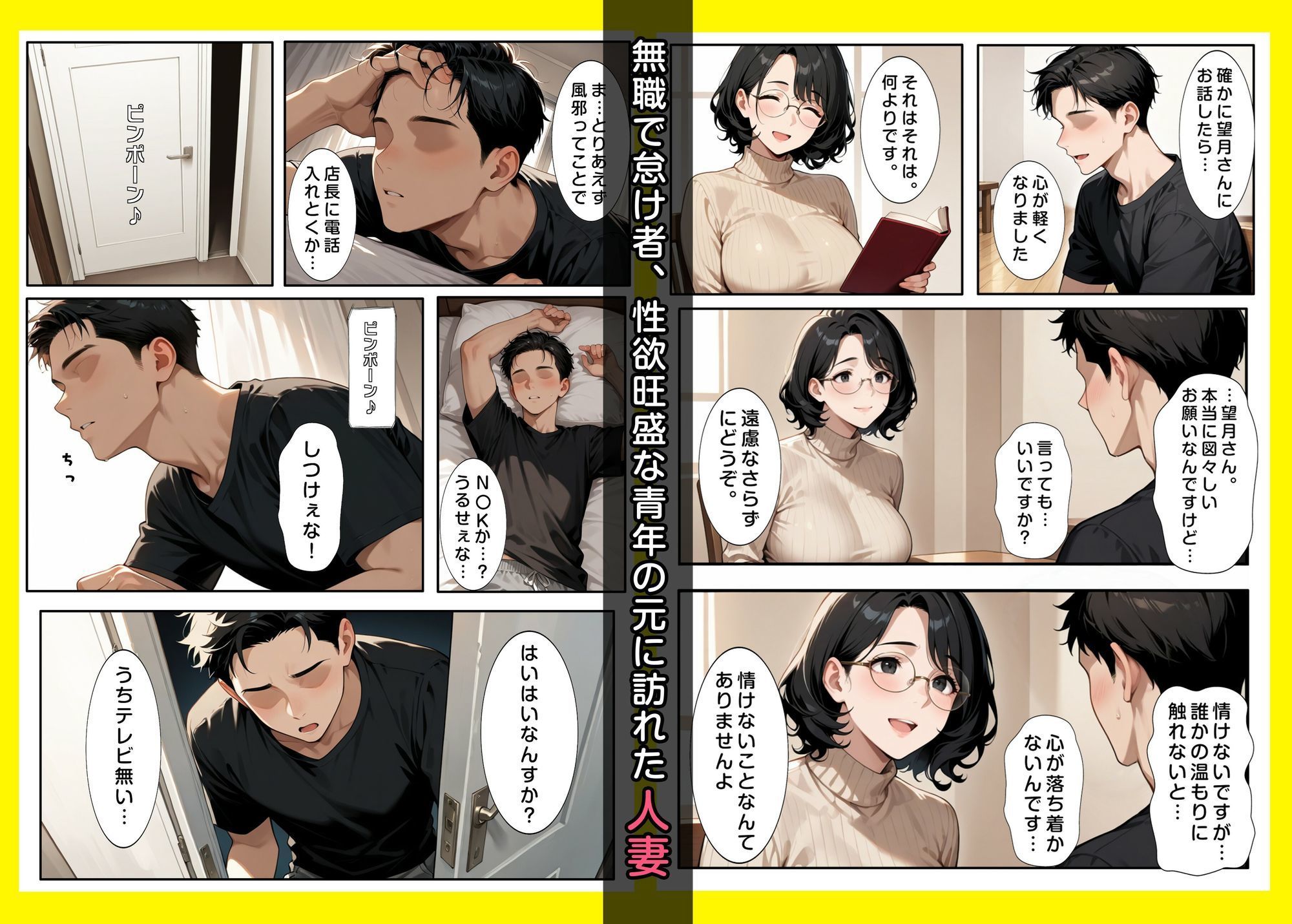 宗〇の勧誘に来た人妻をめちゃくちゃ寝取ったクズ男 画像1