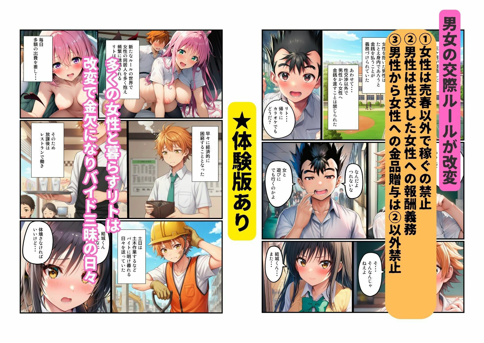 サンプル画像1:【リトのためにパパ活ブーム】ハーレム計画進行中(すいか44) [d_723584]