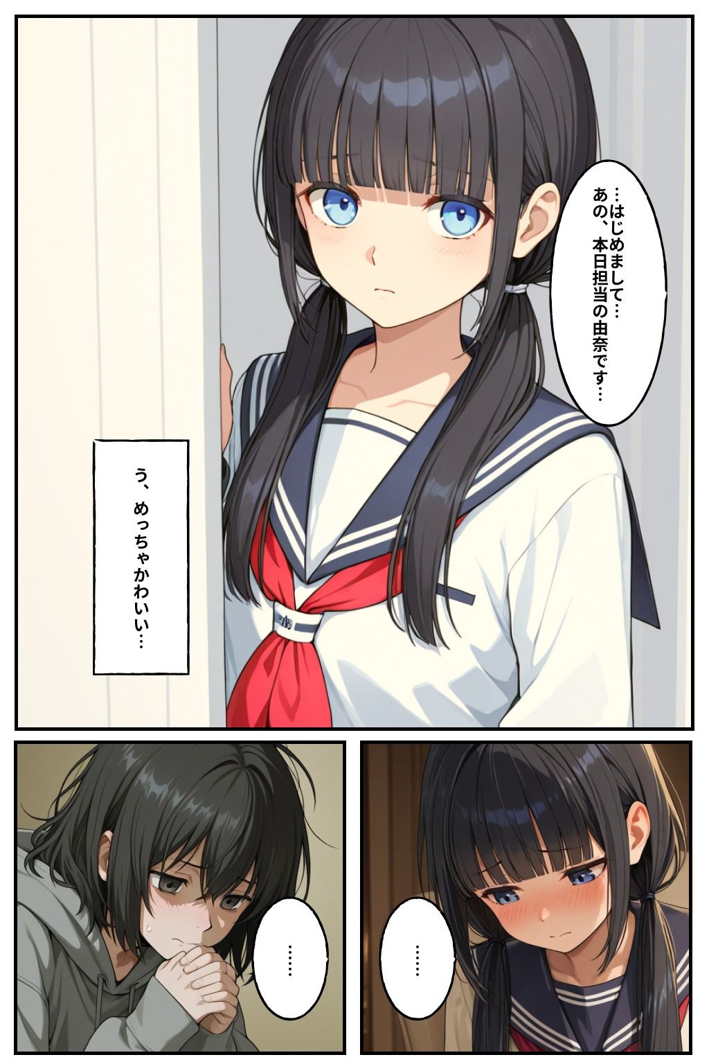 サンプル画像2:デリヘル呼んだら陰キャが来た件(すこねっと) [d_723619]